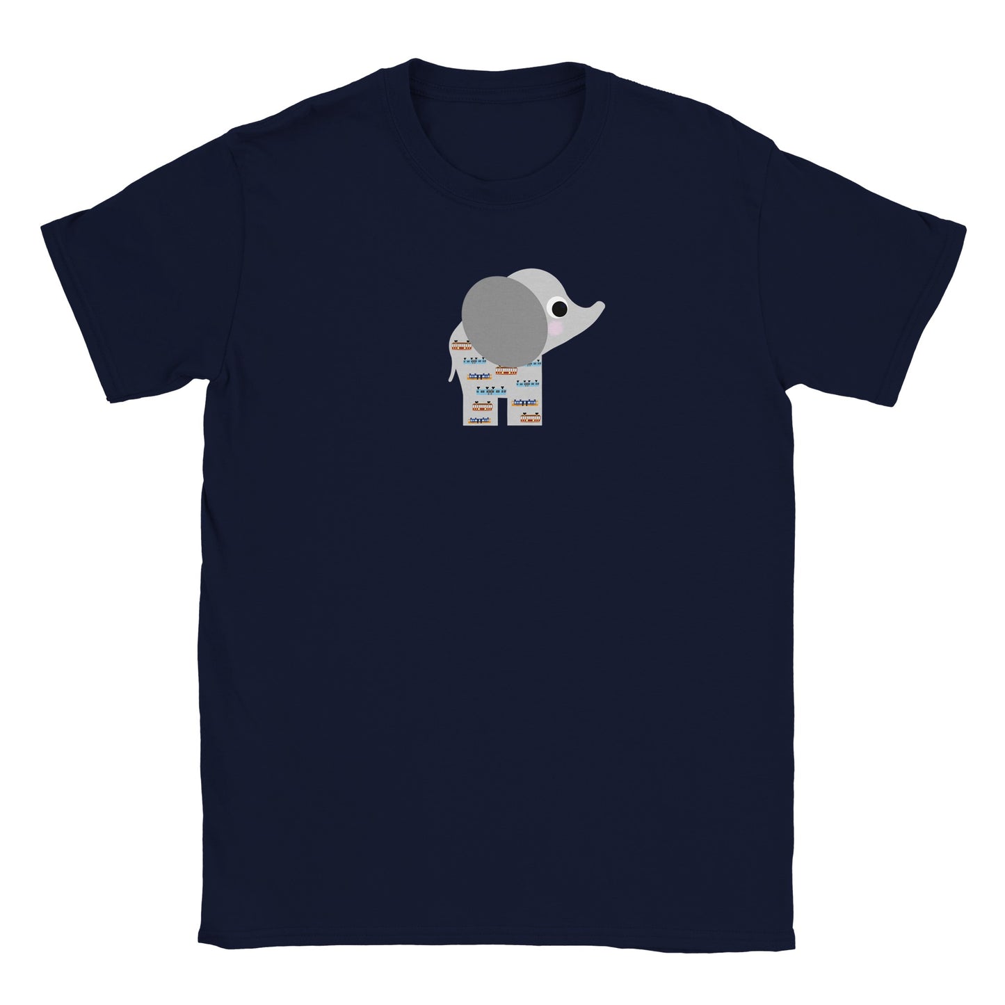 Klassisches Kinder-T-Shirt mit Rundhalsausschnitt