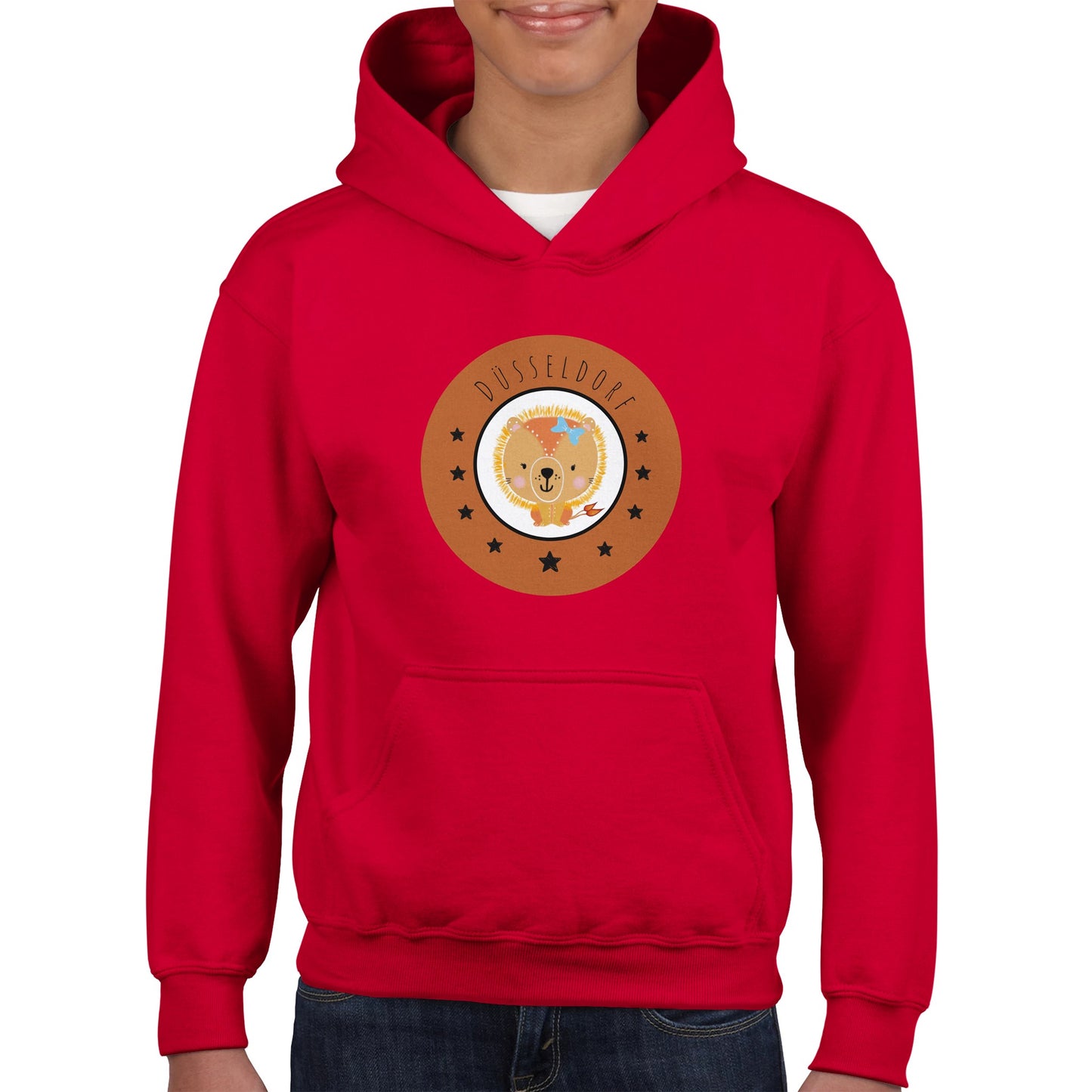 Düsseldorf „Kleine Löwin“ Klassischer Kinder-Hoodie