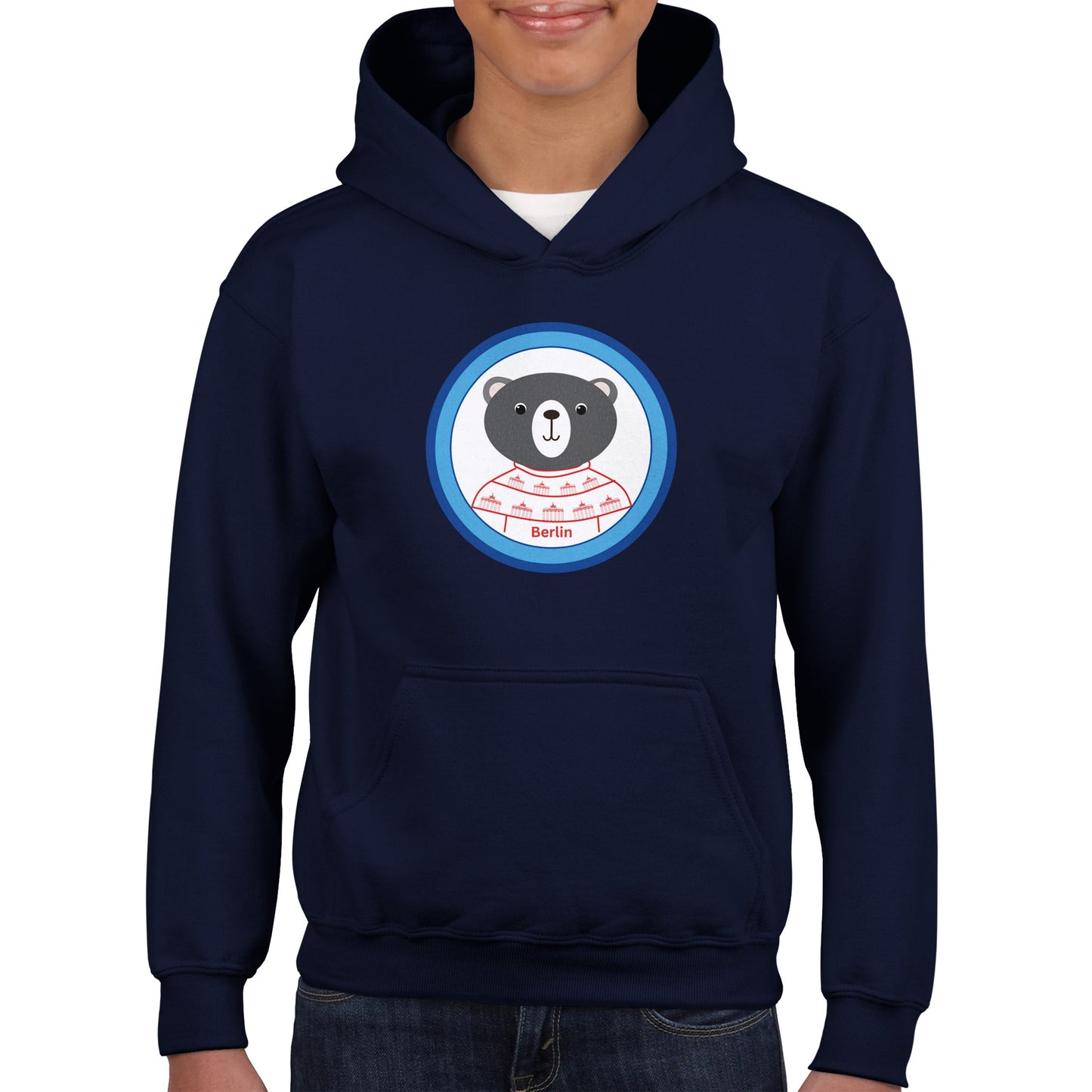 Berlin Kleiner Bär Klassischer Kinder-Hoodie