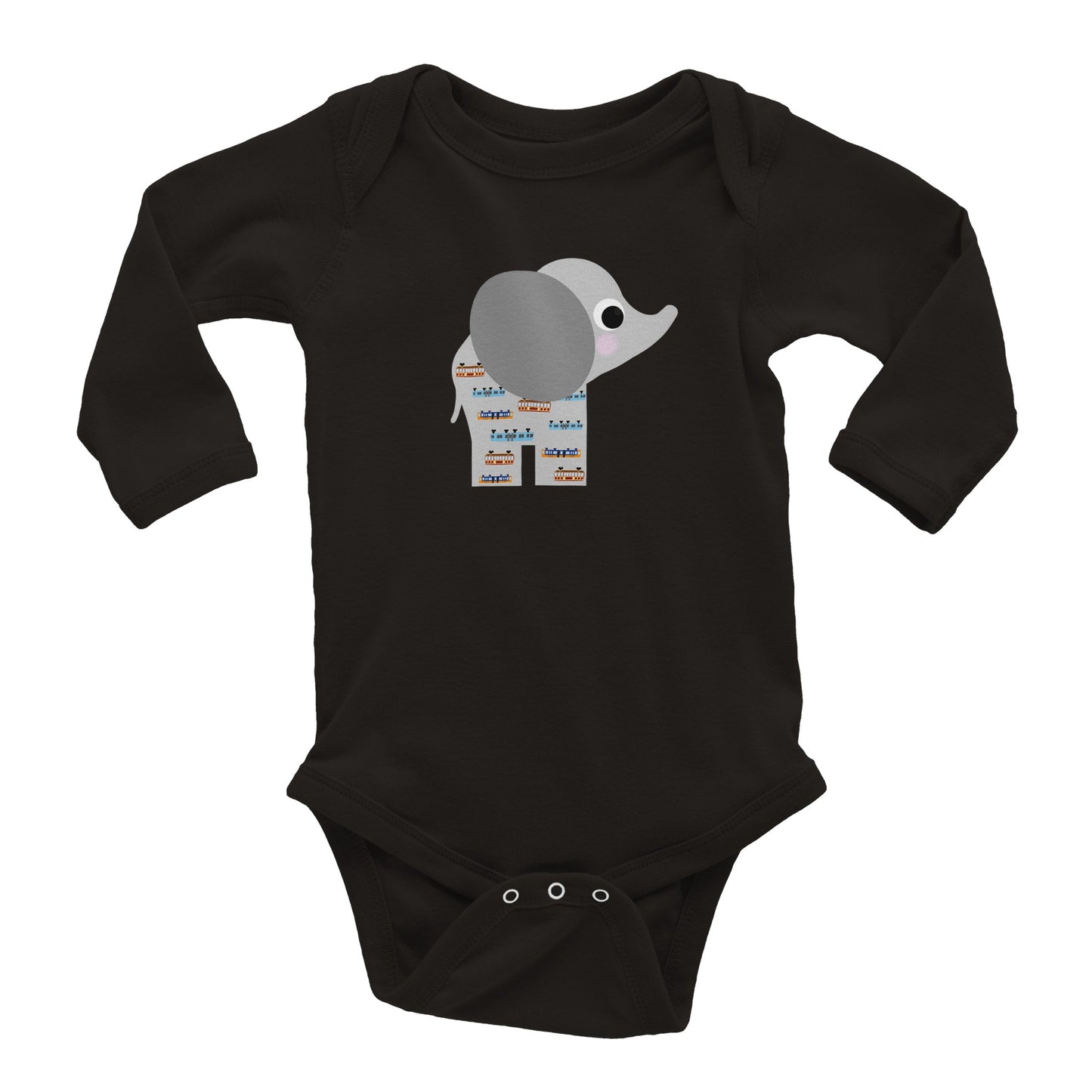Klassischer langärmliger Baby-Strampler