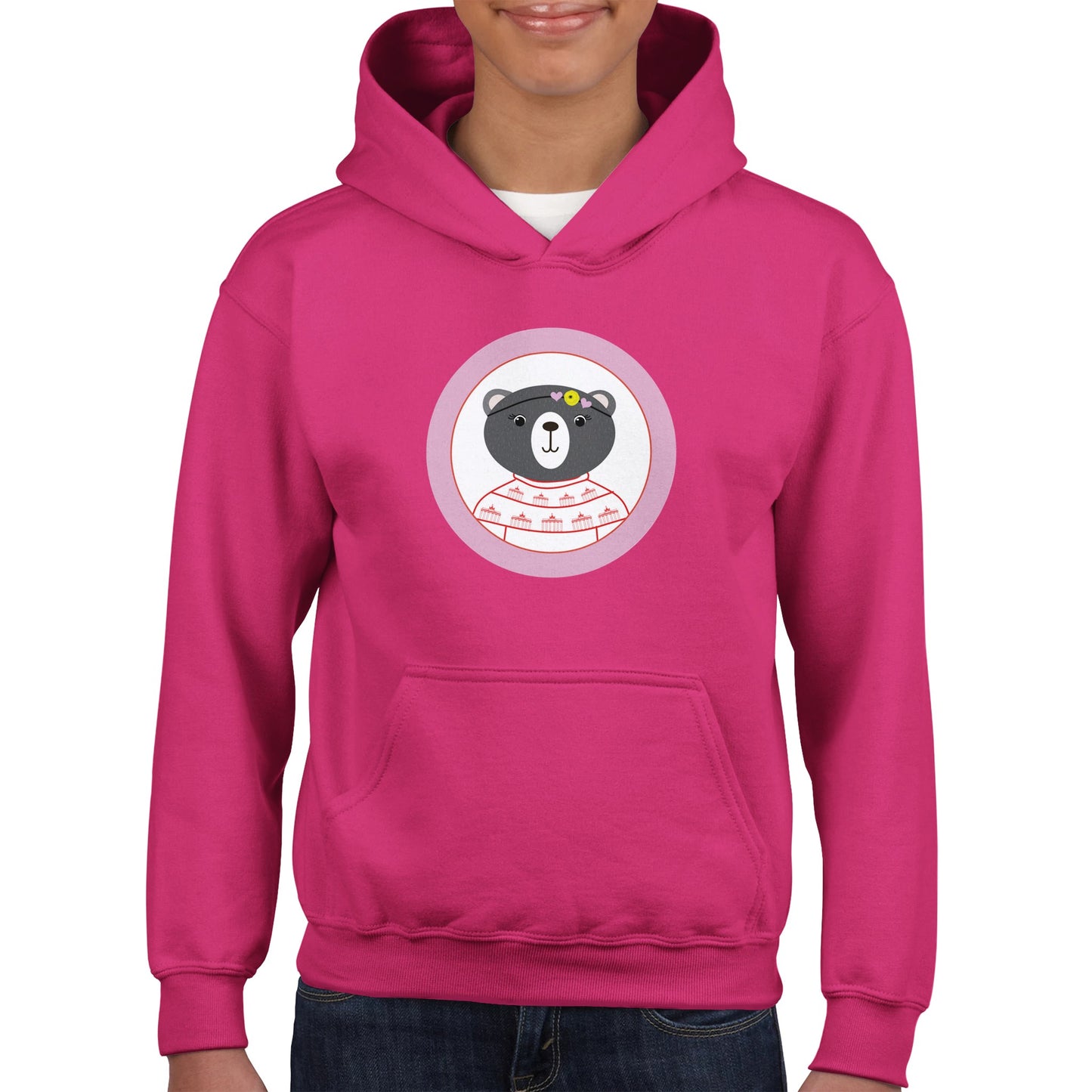 Berlin Kleine Bärin Klassischer Kinder-Hoodie