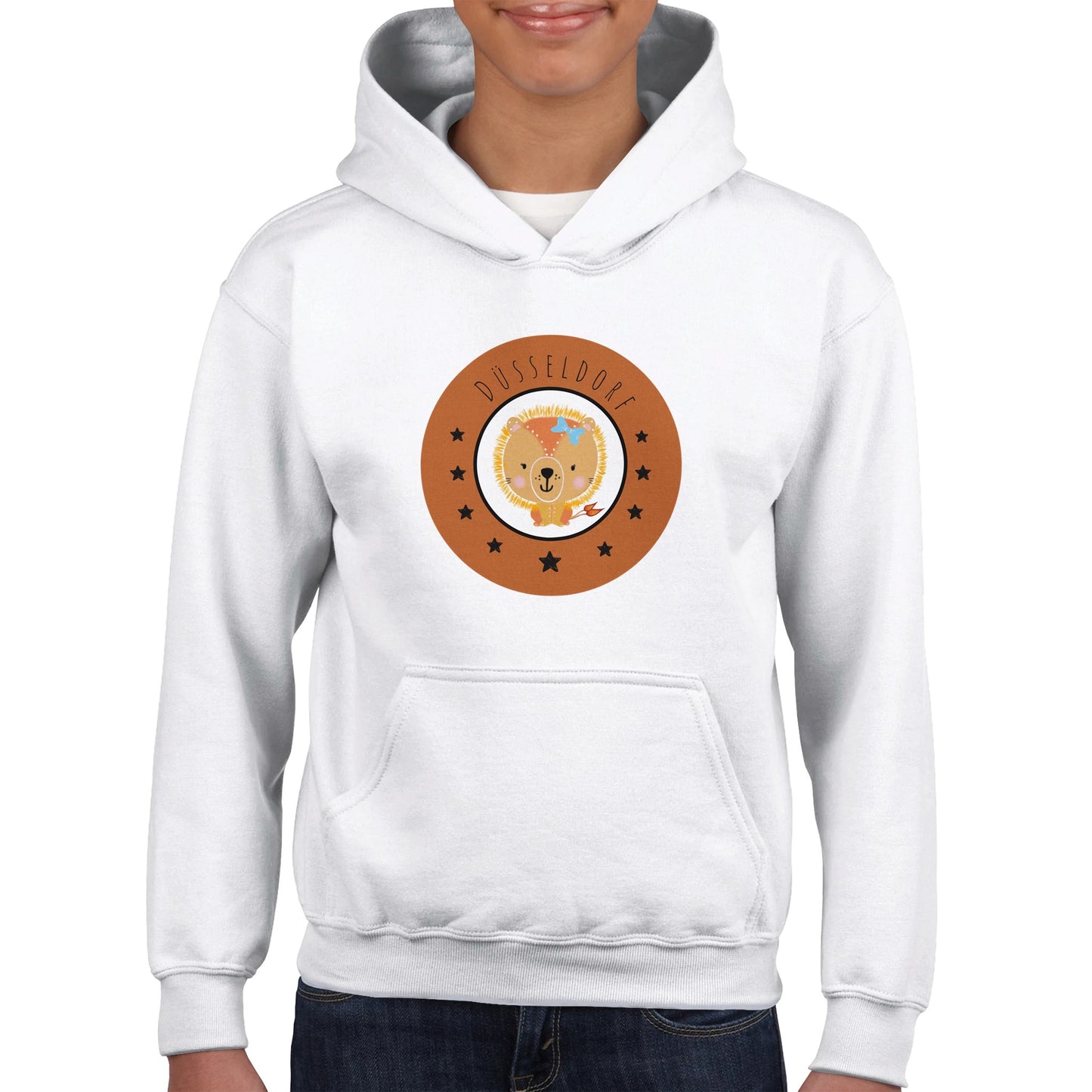 Düsseldorf „Kleine Löwin“ Klassischer Kinder-Hoodie