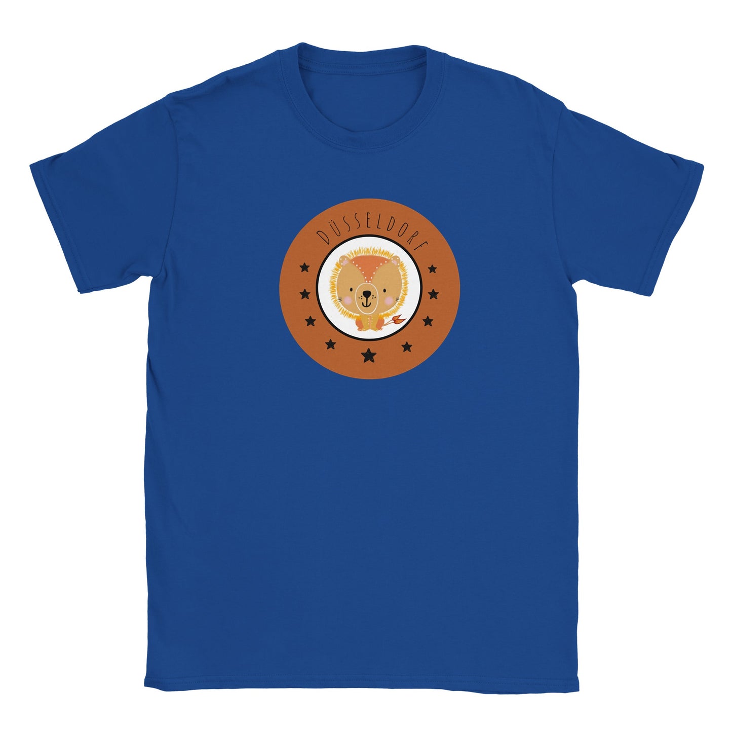 Düsseldorf Kleiner Löwe - Klassisches Kinder-T-Shirt mit Rundhalsausschnitt