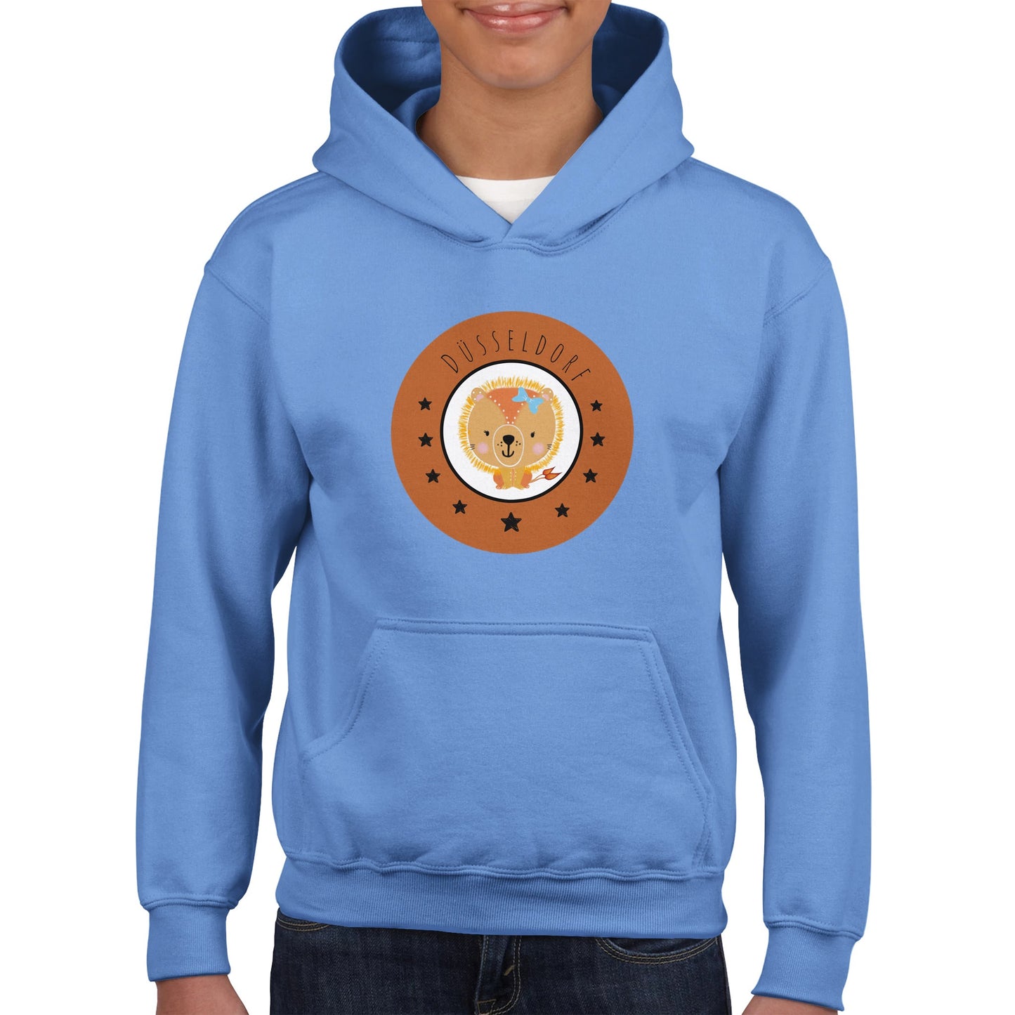 Düsseldorf „Kleine Löwin“ Klassischer Kinder-Hoodie