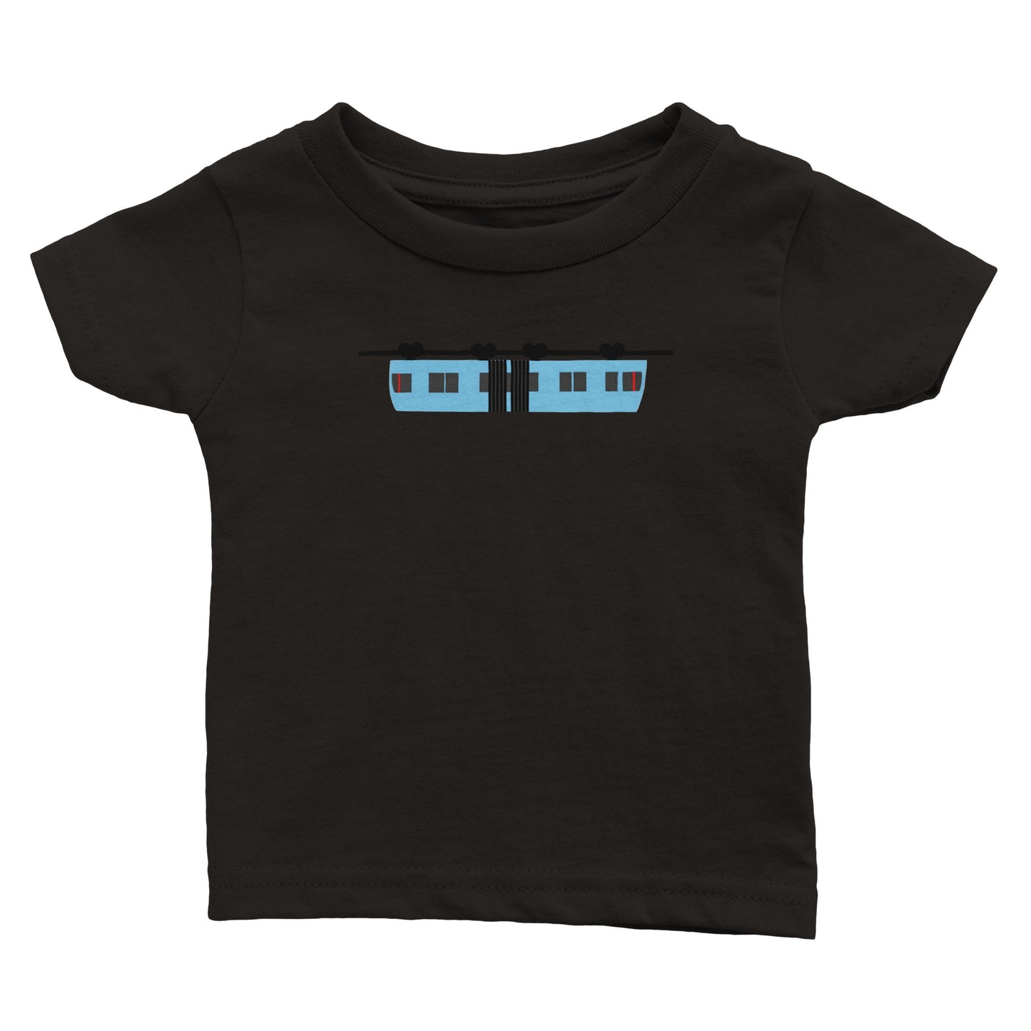 Klassisches Baby-T-Shirt mit Rundhalsausschnitt
