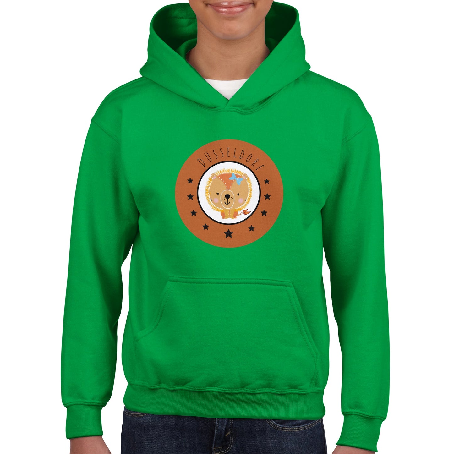 Düsseldorf „Kleine Löwin“ Klassischer Kinder-Hoodie