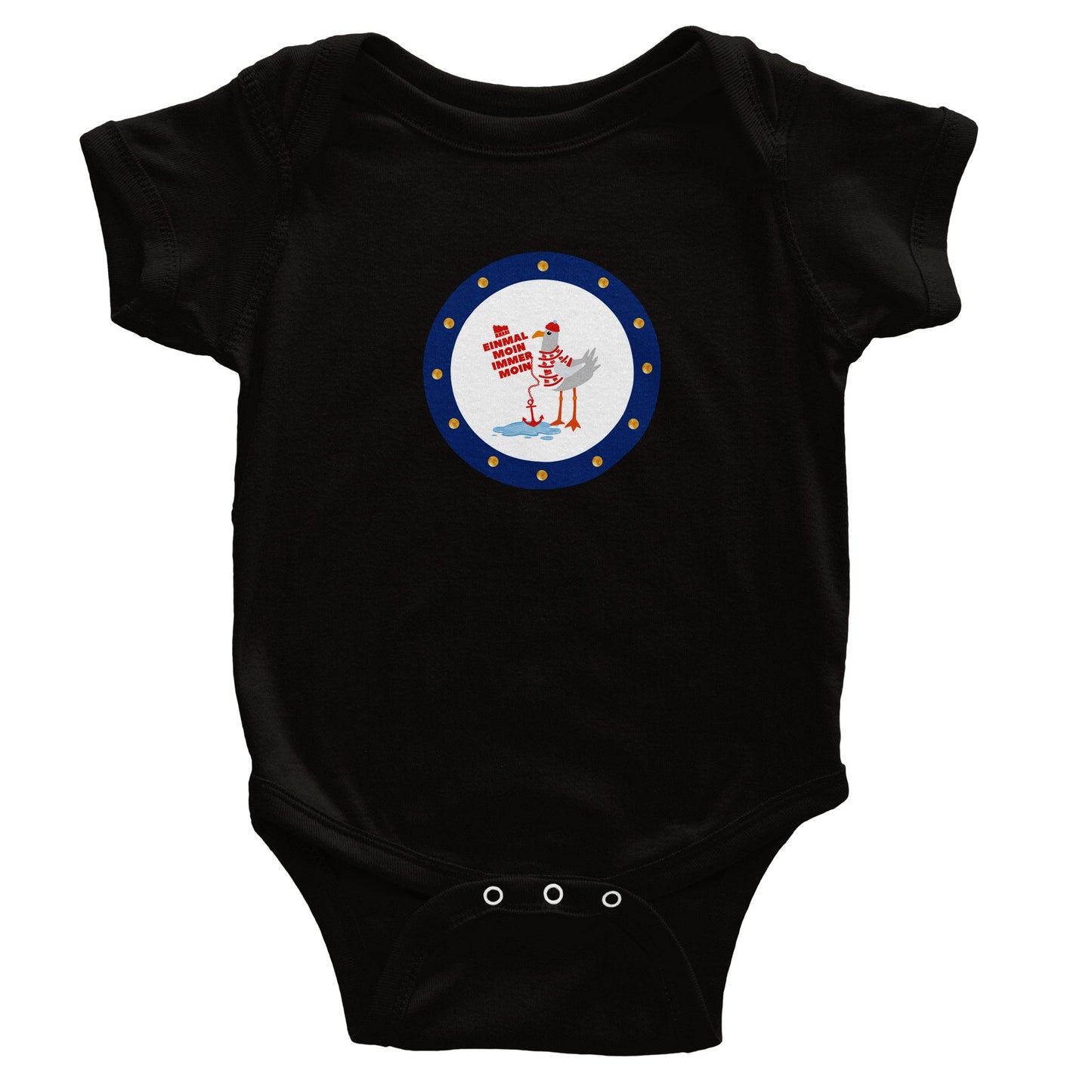 Klassischer kurzärmeliger Baby-Strampler