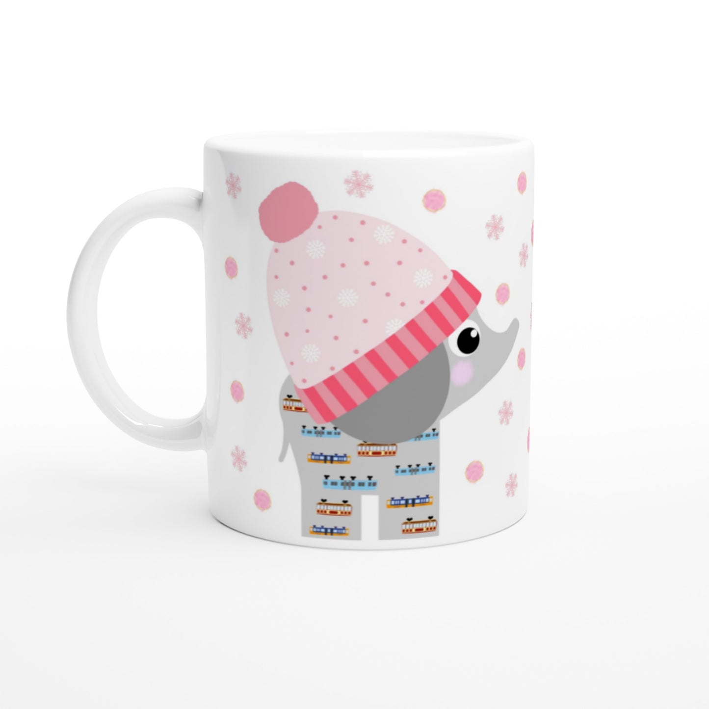 Wuppertal Tuffi Mädchen Weiße Keramiktasse