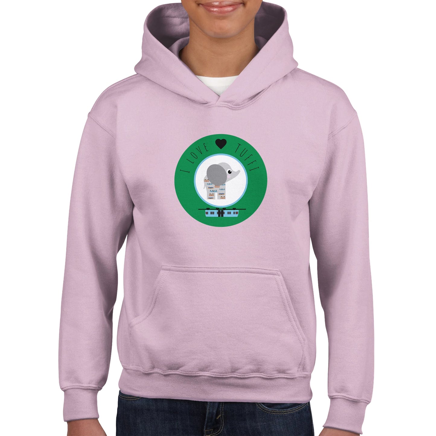 I love Tuffi Klassischer Kinder-Hoodie
