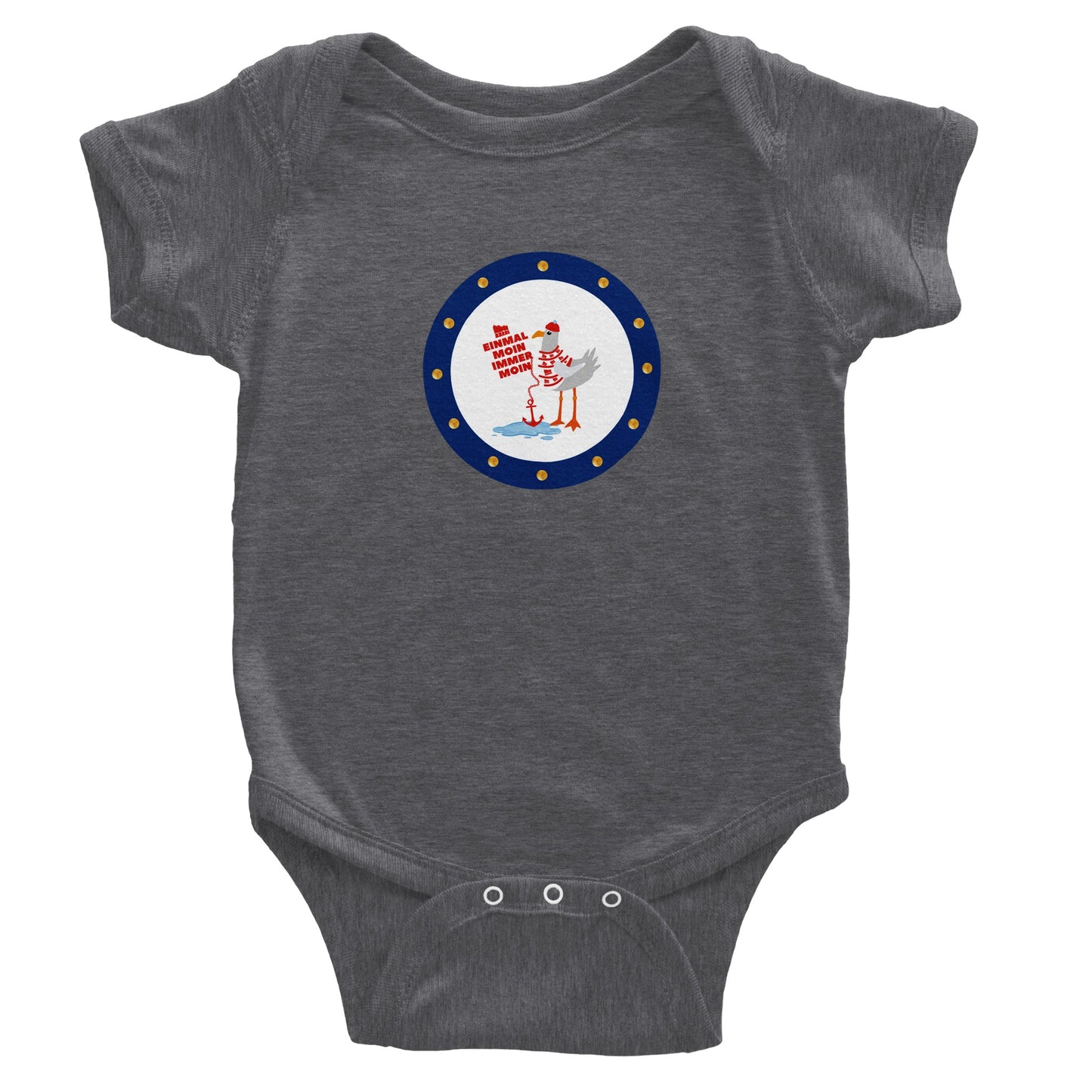 Klassischer kurzärmeliger Baby-Strampler