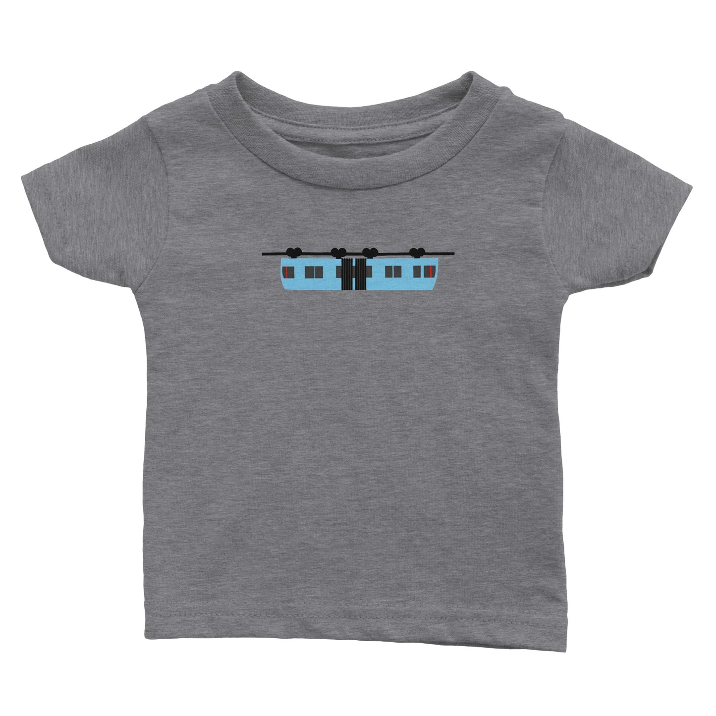 Klassisches Baby-T-Shirt mit Rundhalsausschnitt