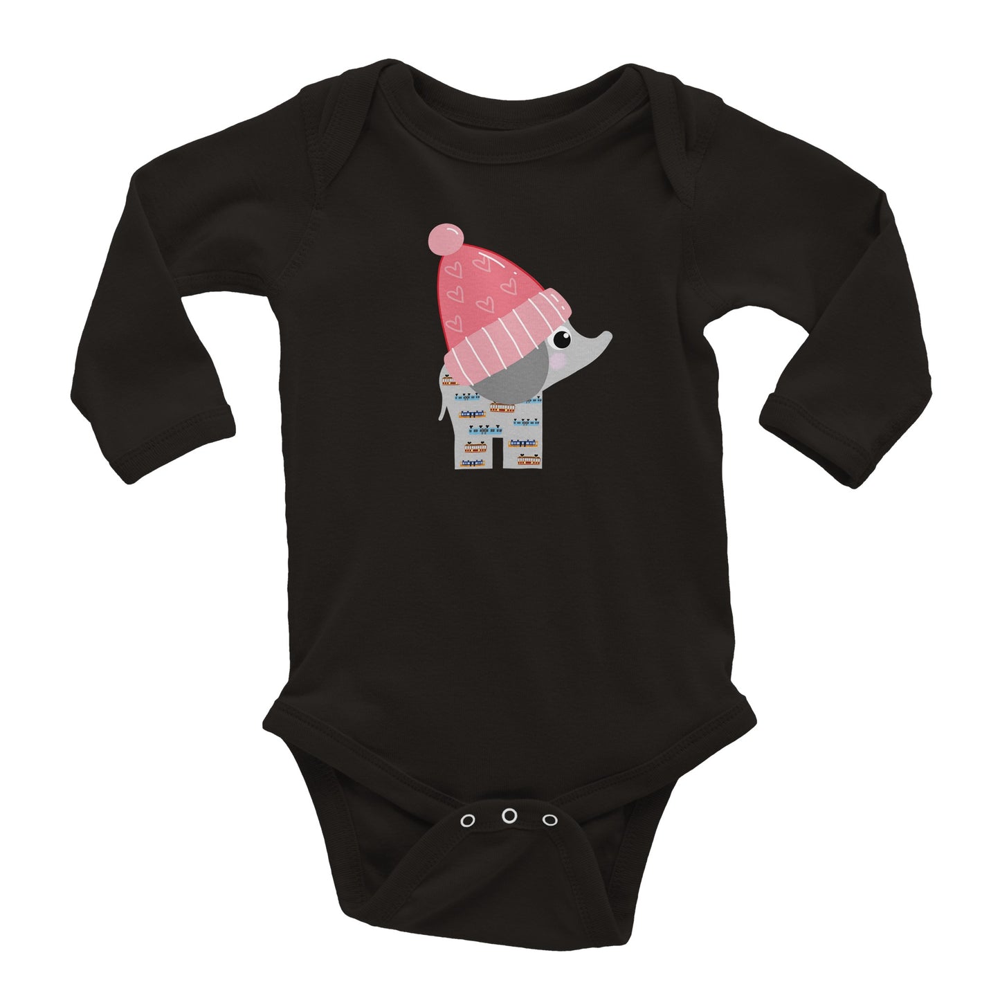 Wuppertal Tuffi Mädchen langärmliger Baby-Strampler