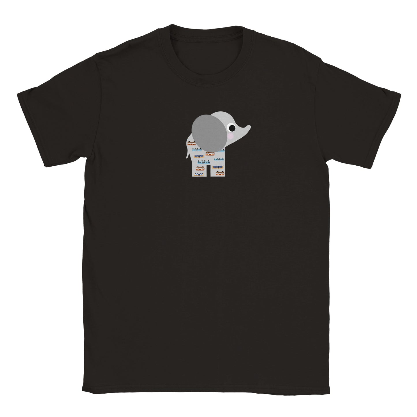 Klassisches Kinder-T-Shirt mit Rundhalsausschnitt