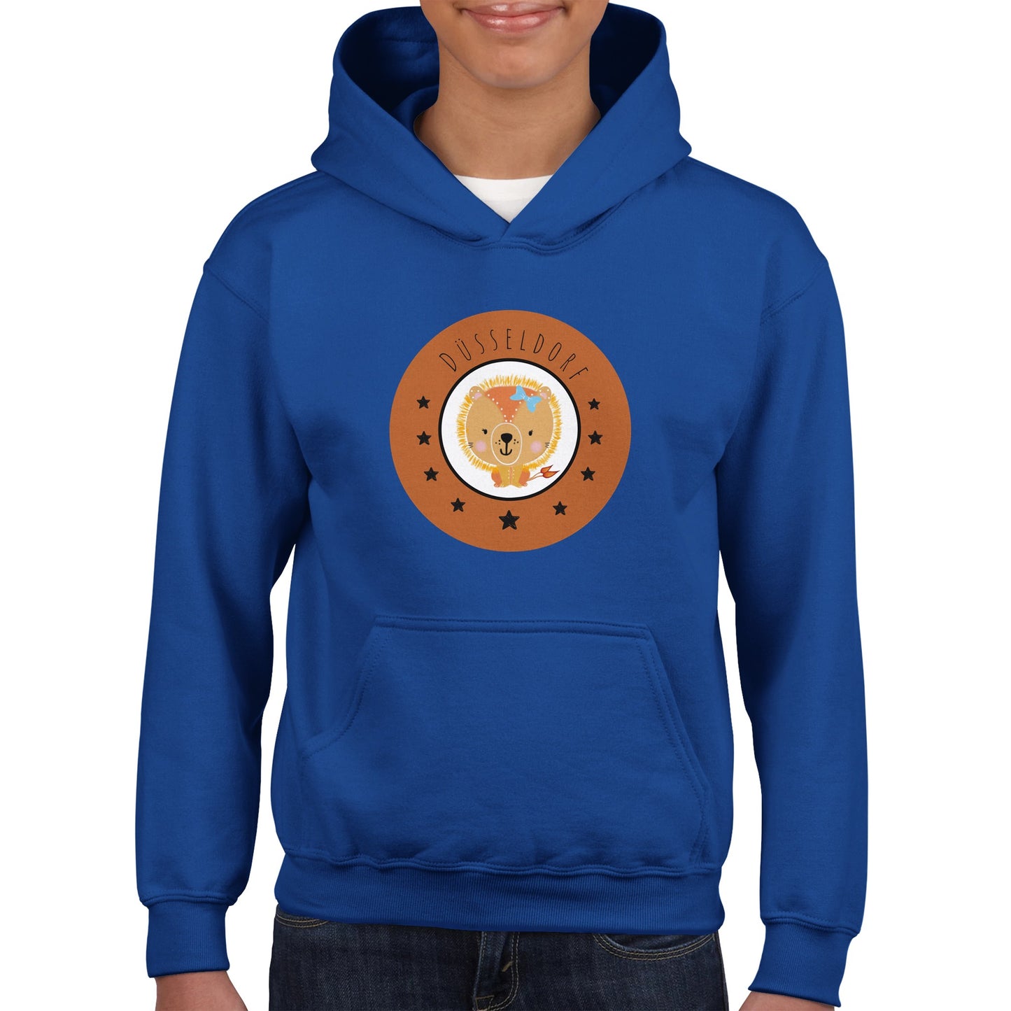 Düsseldorf „Kleine Löwin“ Klassischer Kinder-Hoodie