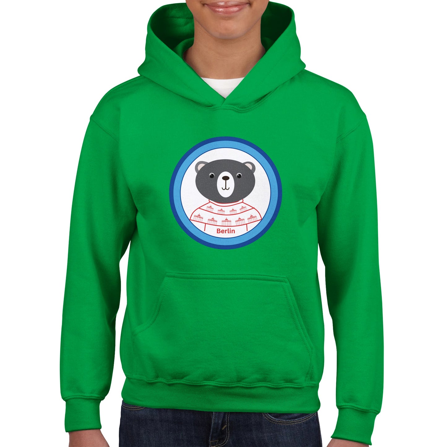 Berlin Kleiner Bär Klassischer Kinder-Hoodie