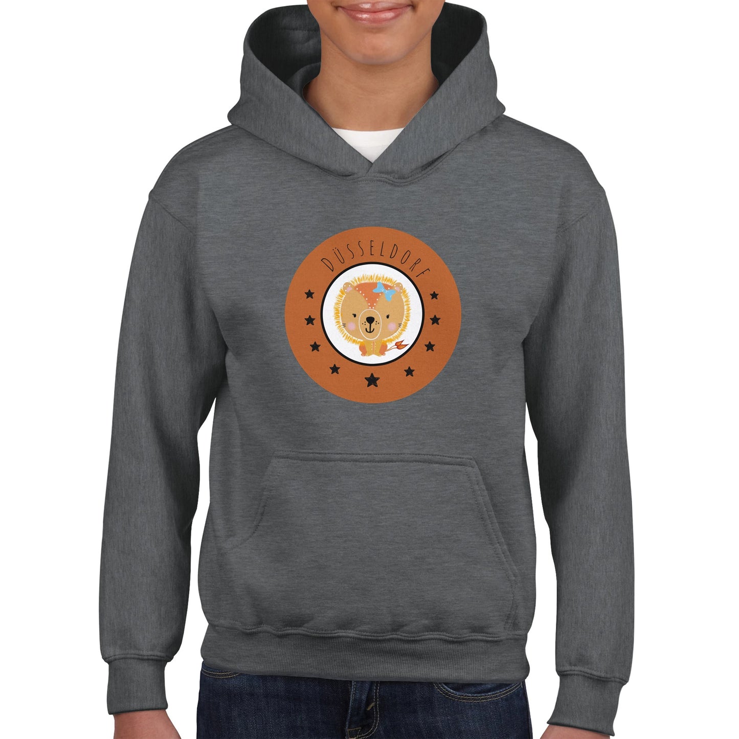 Düsseldorf „Kleine Löwin“ Klassischer Kinder-Hoodie
