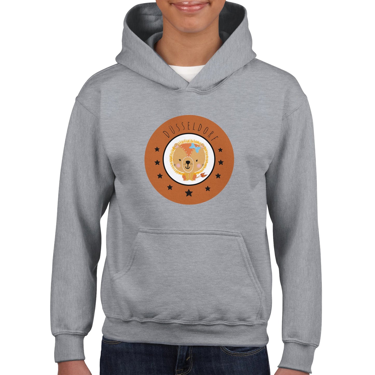 Düsseldorf „Kleine Löwin“ Klassischer Kinder-Hoodie