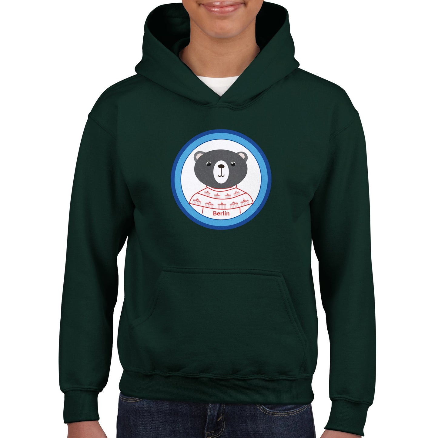 Berlin Kleiner Bär Klassischer Kinder-Hoodie