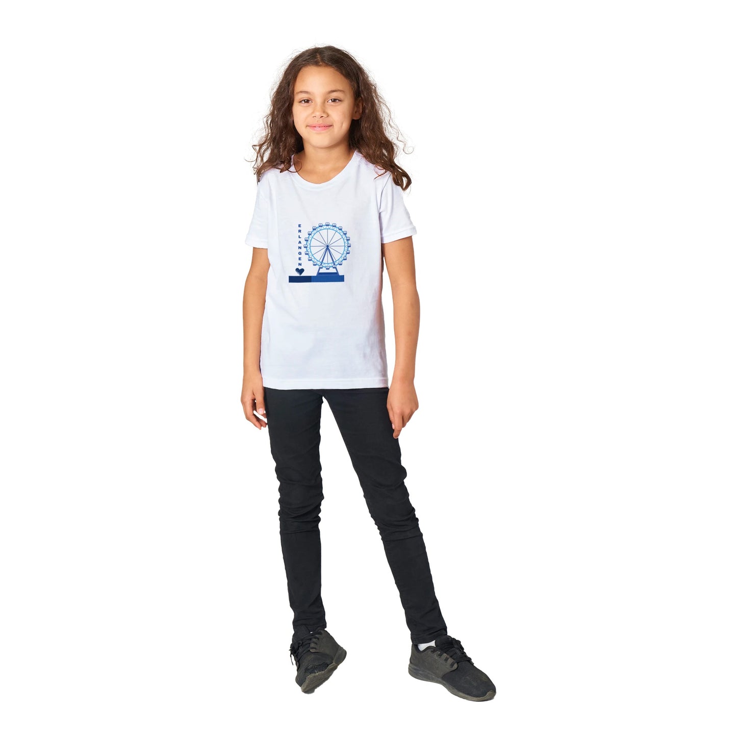 Erlangen - Premium Kinder-T-Shirt mit Rundhalsausschnitt