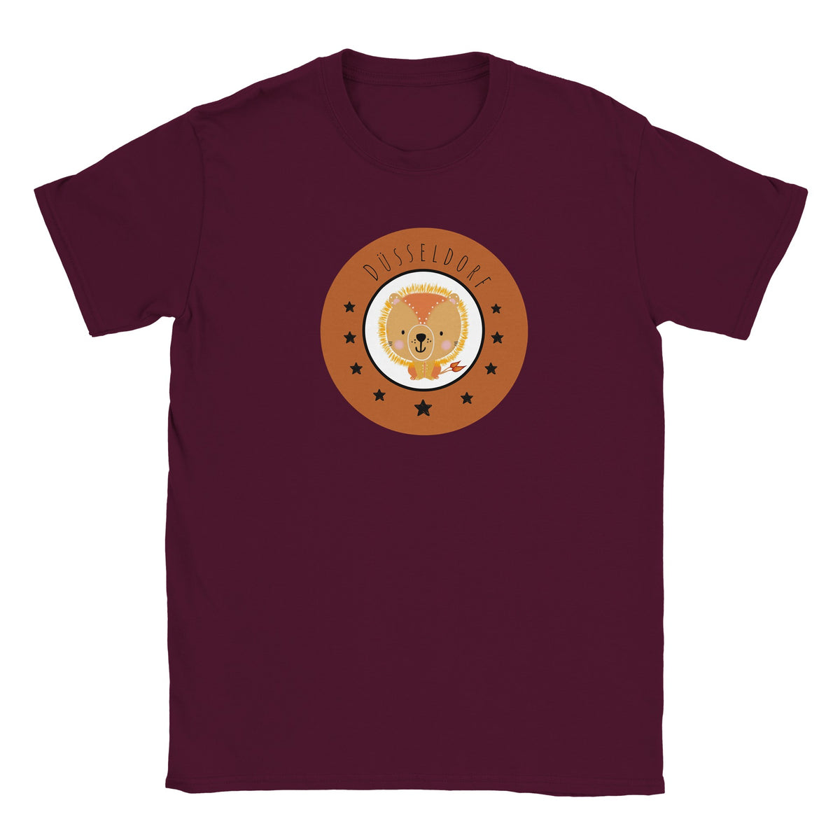 Düsseldorf Kleiner Löwe - Klassisches Kinder-T-Shirt mit Rundhalsausschnitt