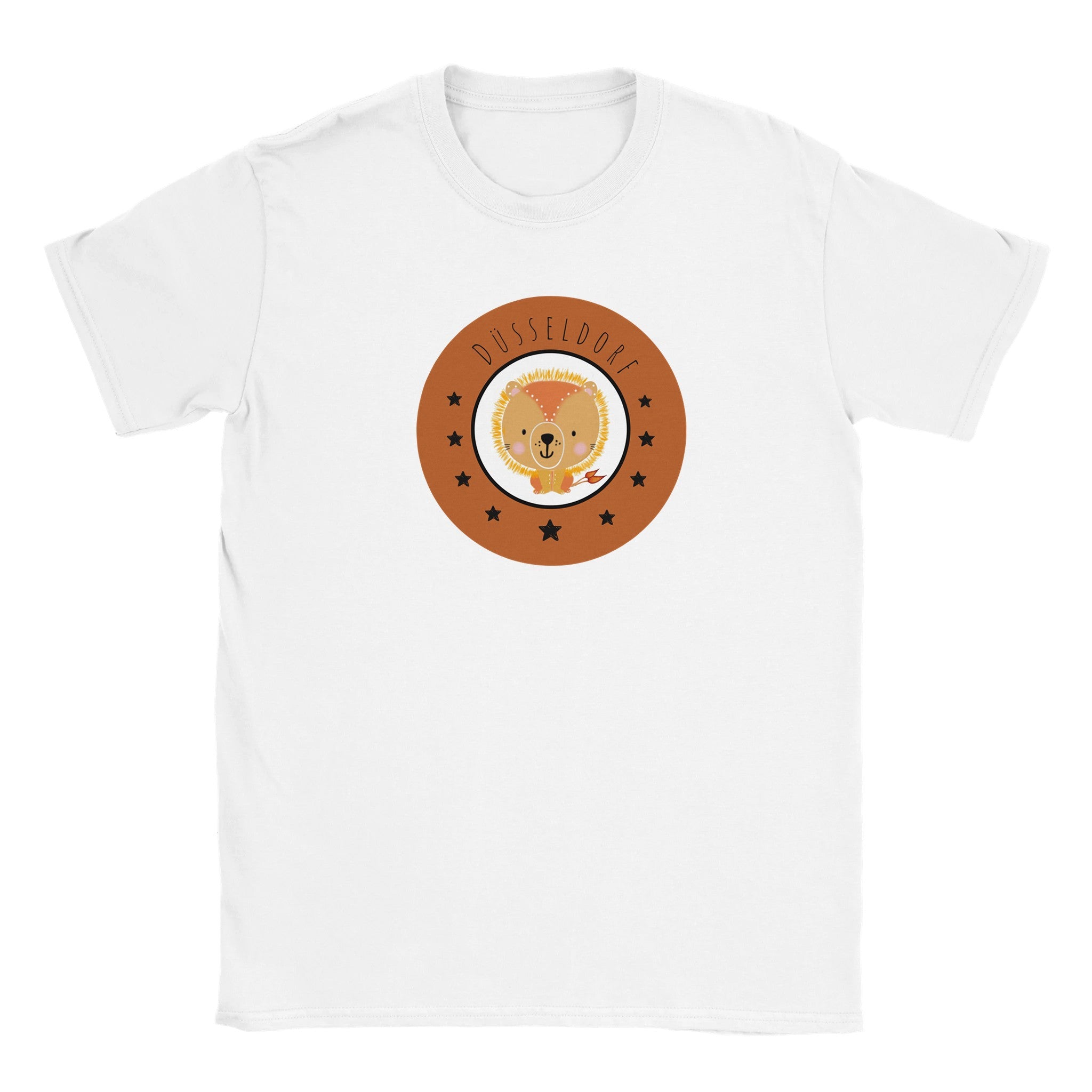Düsseldorf Kleiner Löwe - Klassisches Kinder-T-Shirt mit Rundhalsausschnitt