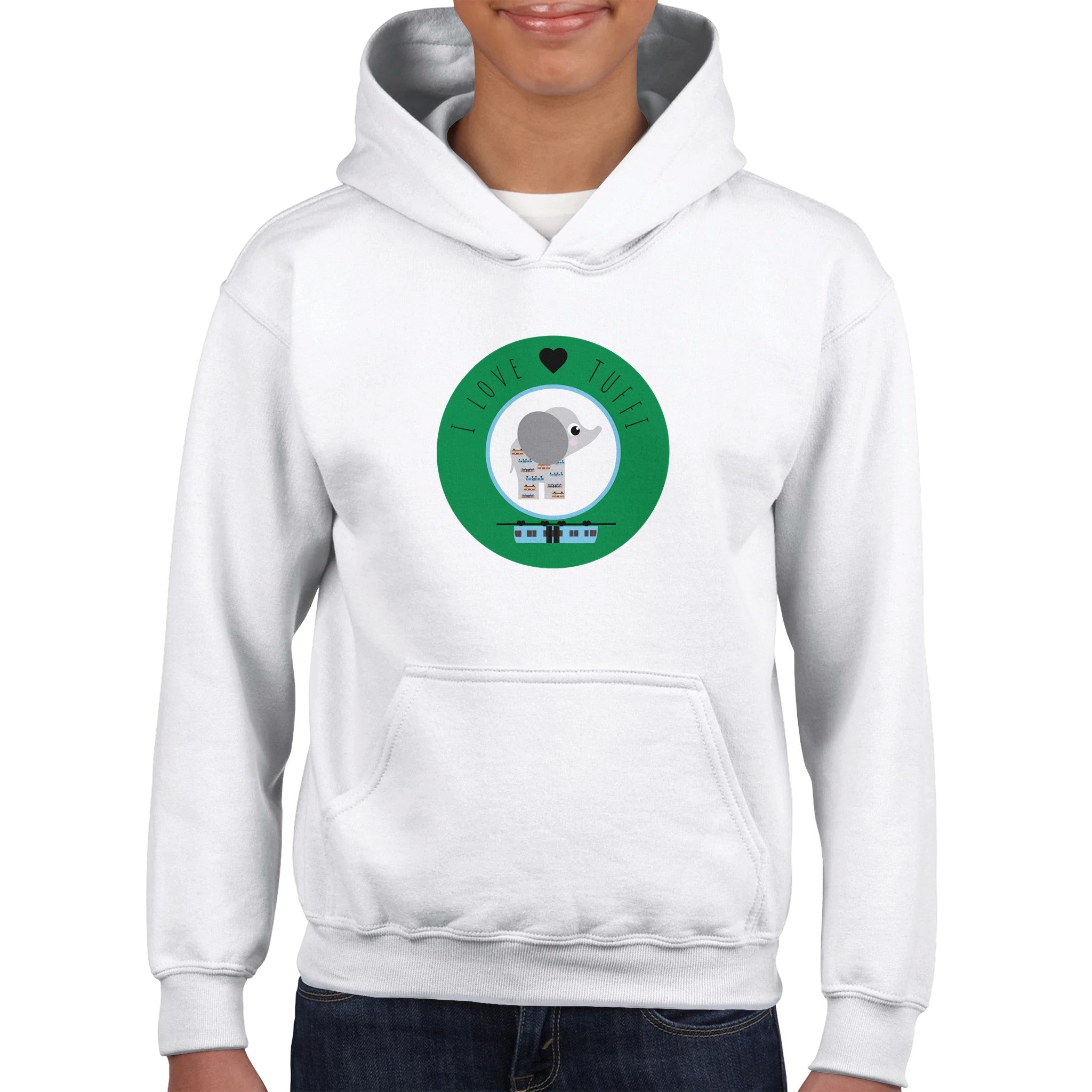 I love Tuffi Klassischer Kinder-Hoodie