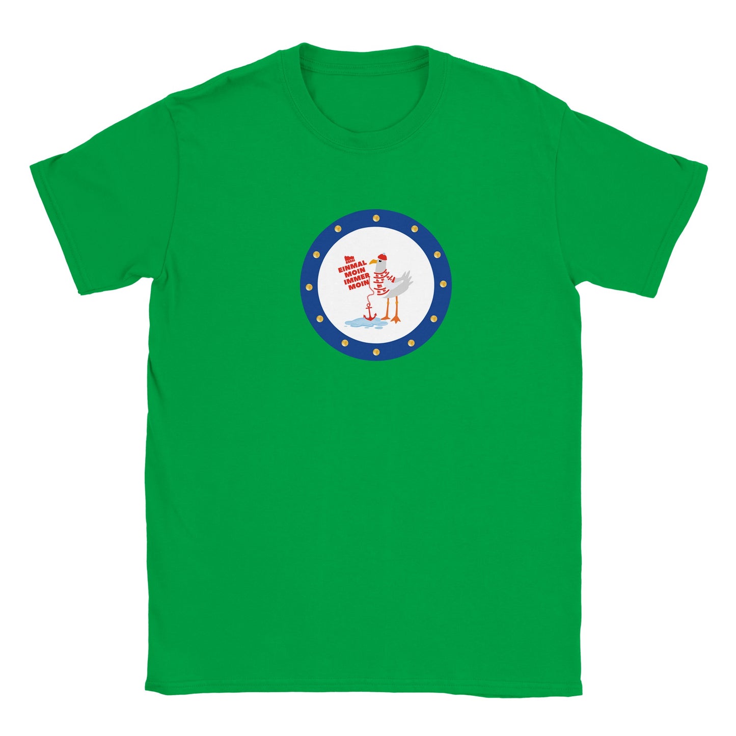 Klassisches Kinder-T-Shirt mit Rundhalsausschnitt