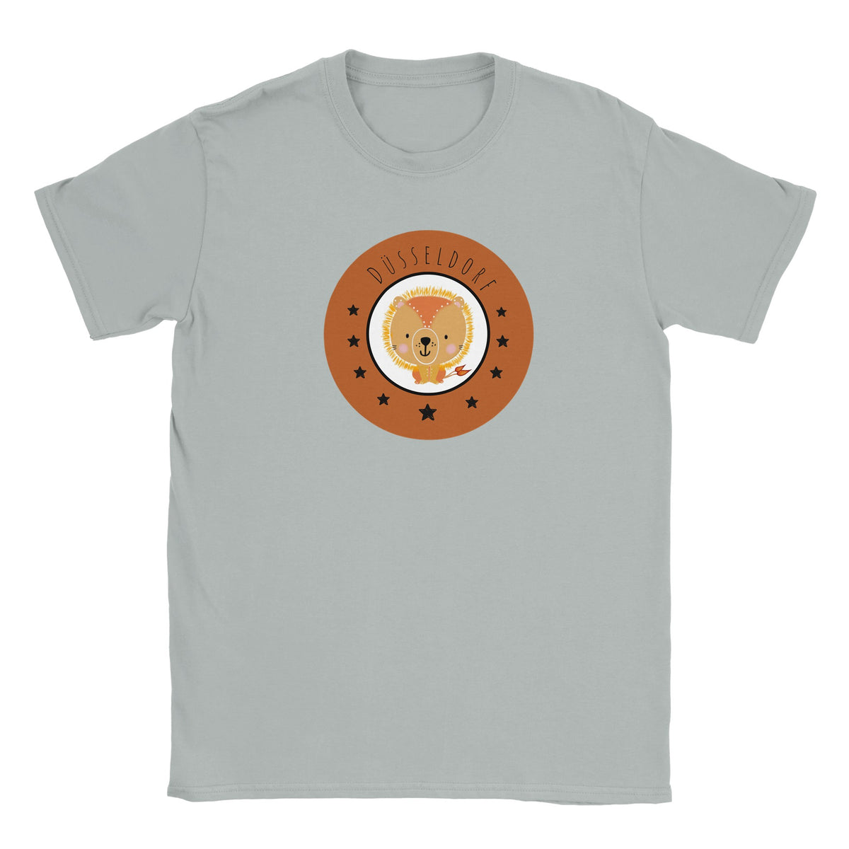 Düsseldorf Kleiner Löwe - Klassisches Kinder-T-Shirt mit Rundhalsausschnitt