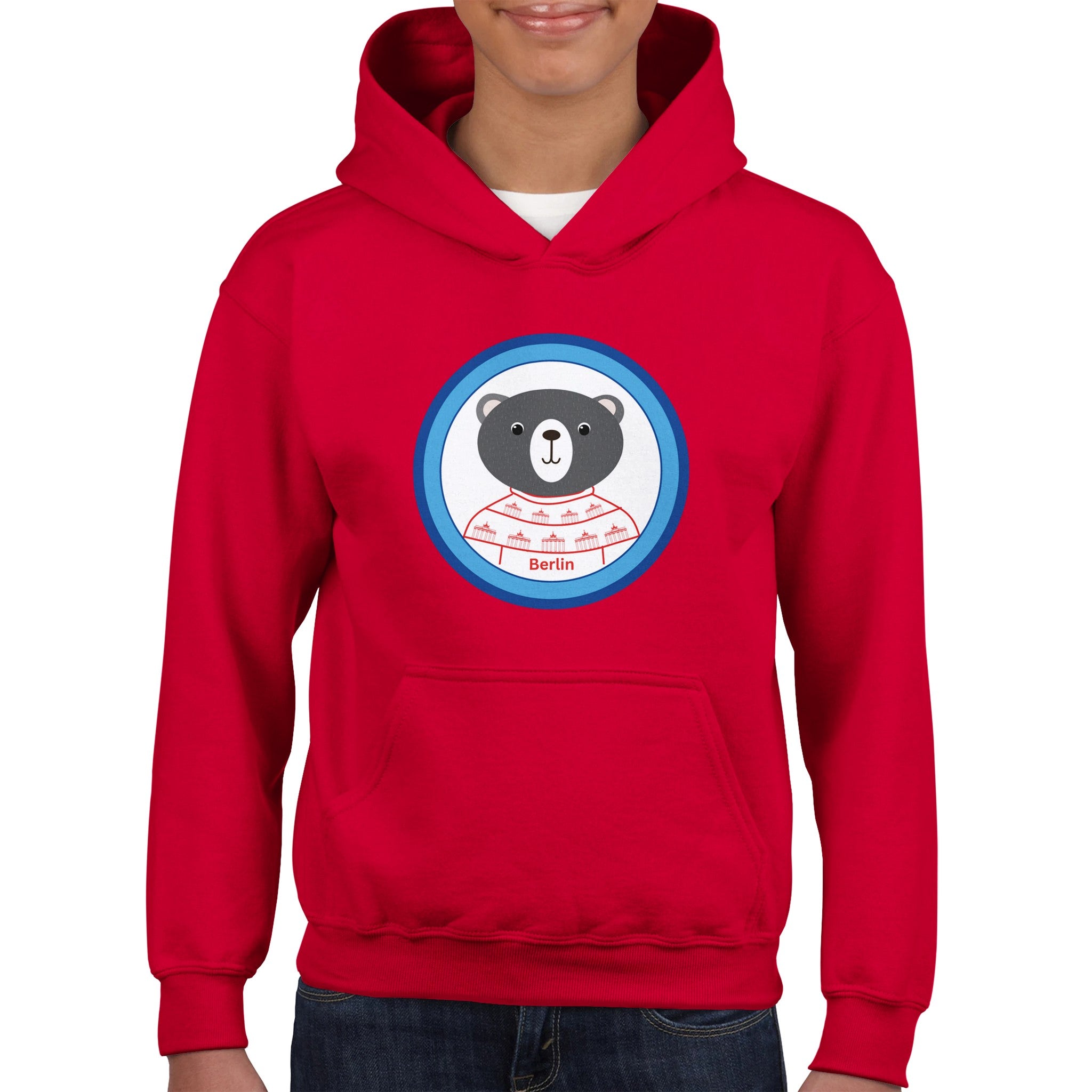 Berlin Kleiner Bär Klassischer Kinder-Hoodie