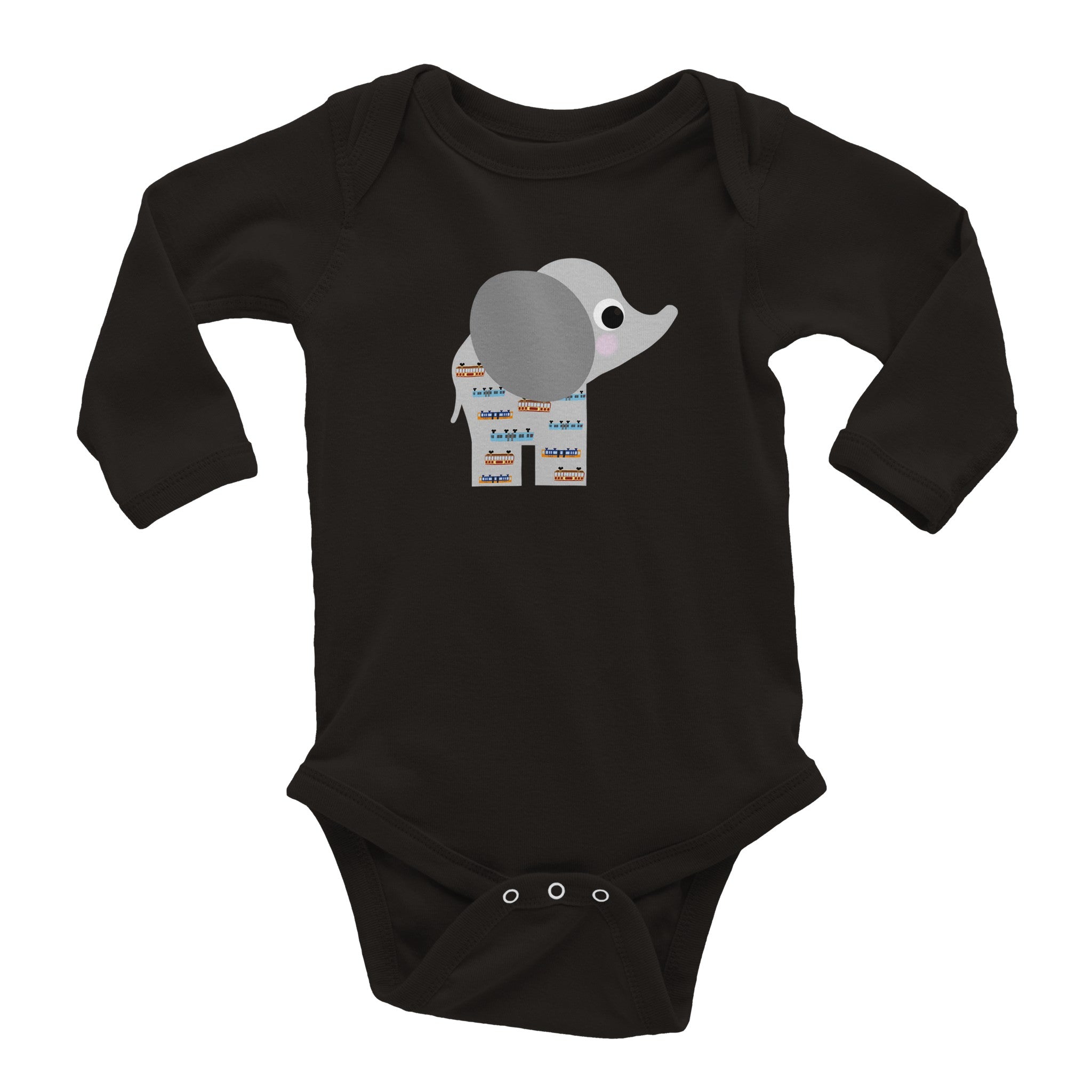 Klassischer langärmliger Baby-Strampler