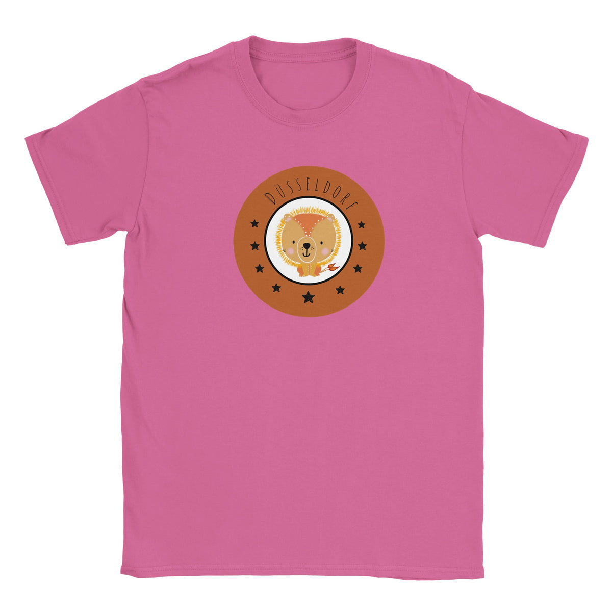 Düsseldorf Kleiner Löwe - Klassisches Kinder-T-Shirt mit Rundhalsausschnitt