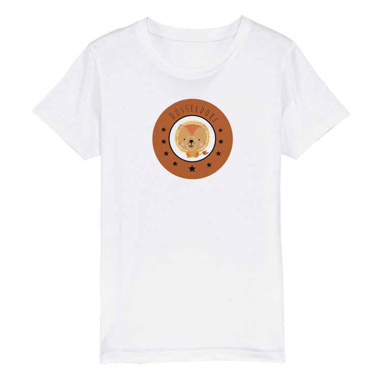 Düsseldorf Kleiner Löwe - Bio Kinder-T-Shirt mit Rundhalsausschnitt