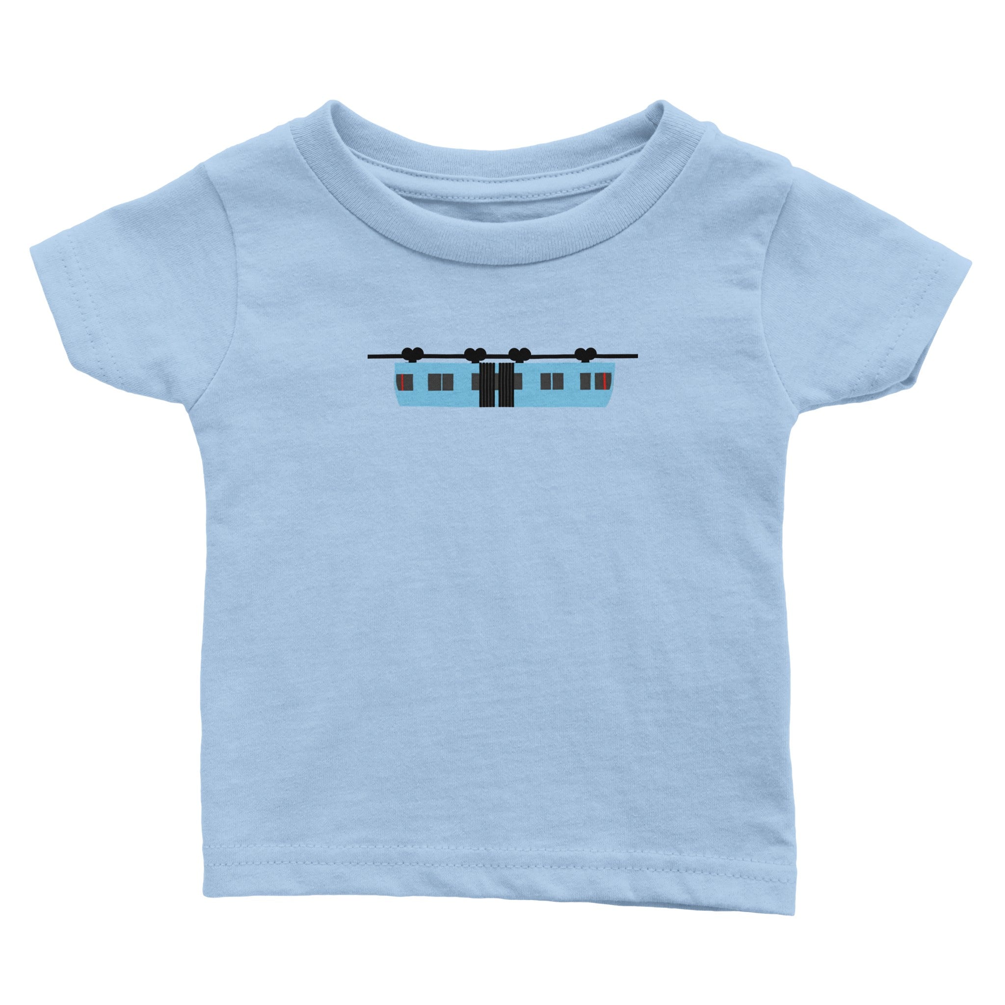 Klassisches Baby-T-Shirt mit Rundhalsausschnitt