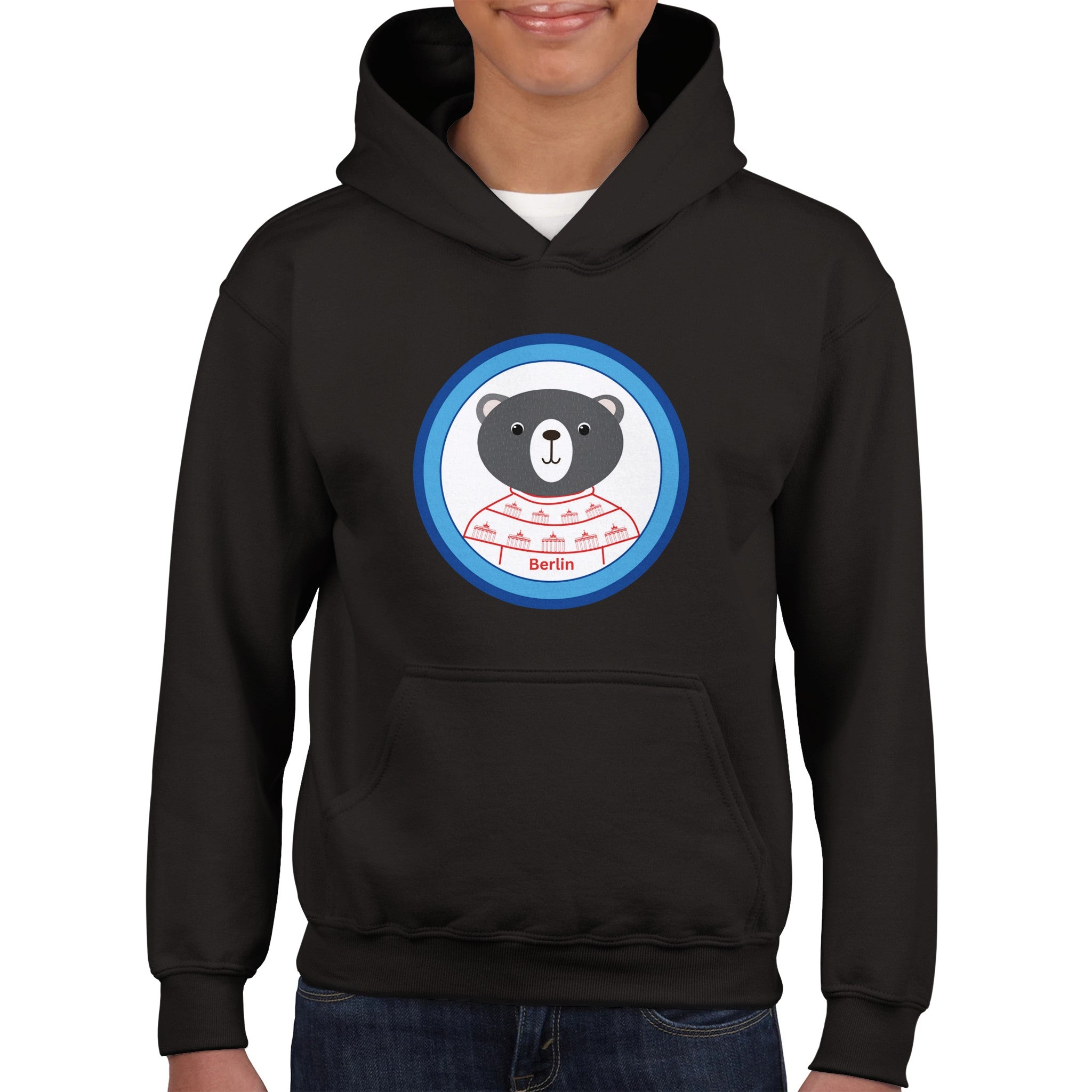 Berlin Kleiner Bär Klassischer Kinder-Hoodie