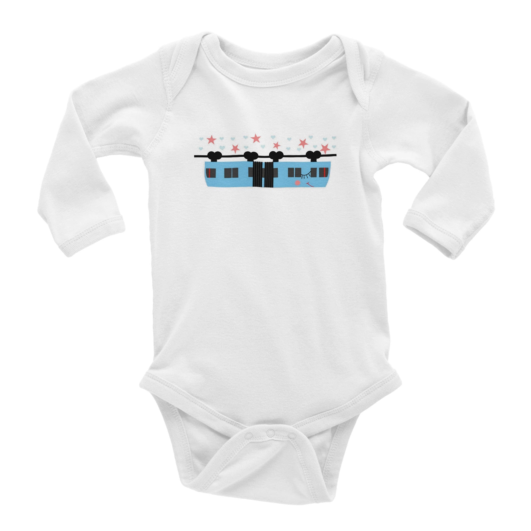 Klassischer langärmliger Baby-Strampler