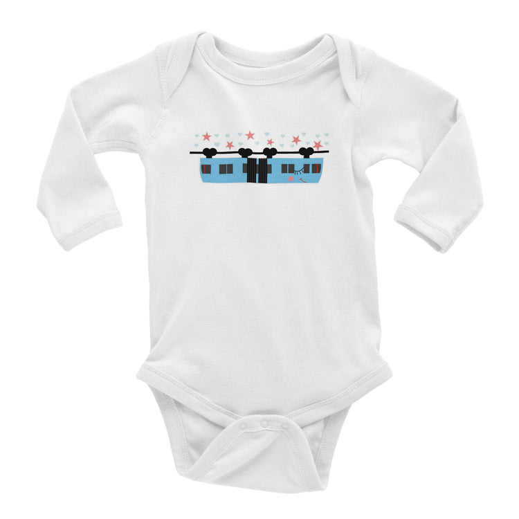 Klassischer langärmliger Baby-Strampler