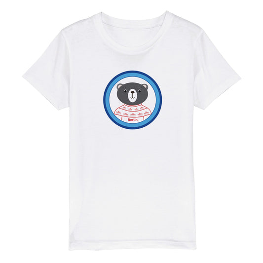 Berlin Kleiner Bär - Bio Kinder-T-Shirt mit Rundhalsausschnitt