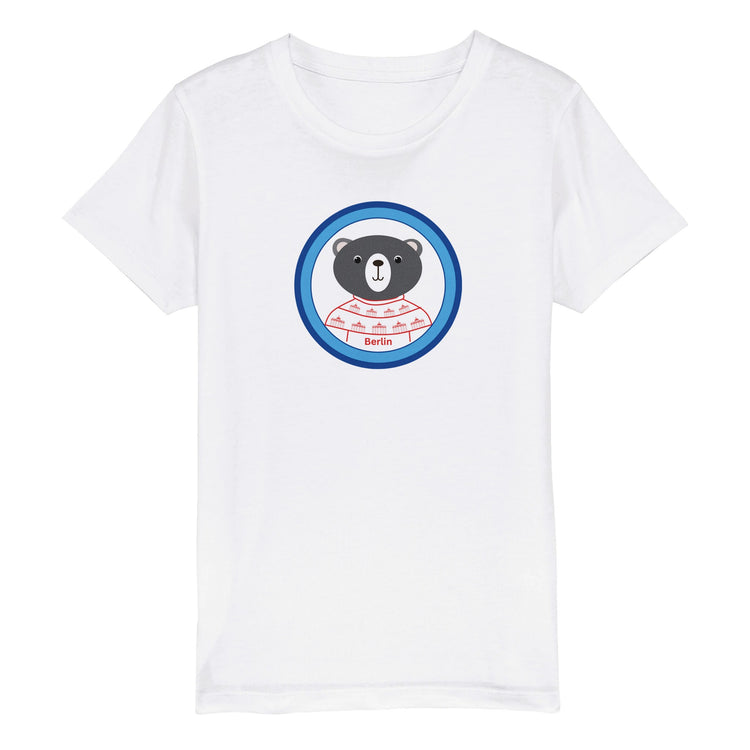 Berlin Kleiner Bär - Bio Kinder-T-Shirt mit Rundhalsausschnitt