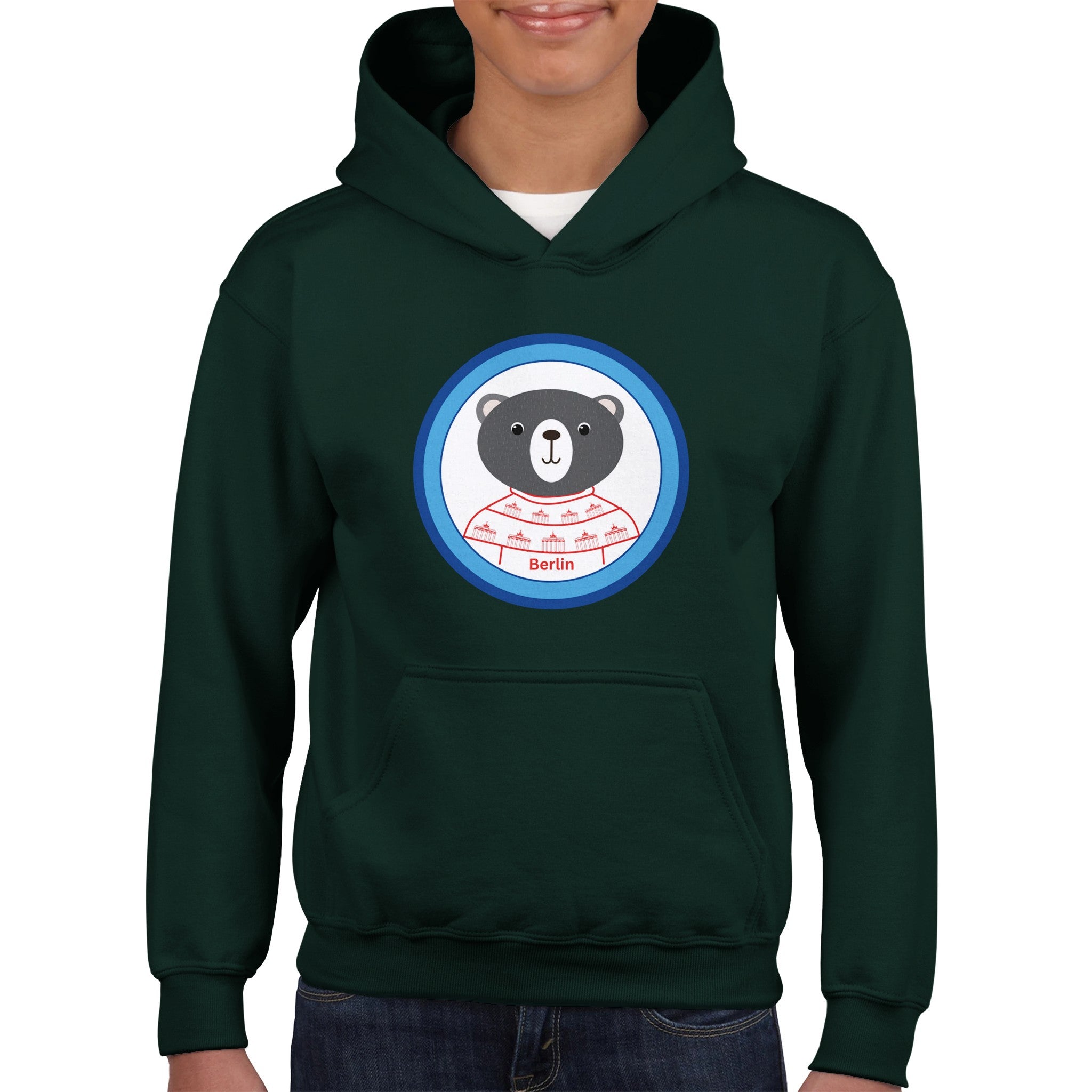 Berlin Kleiner Bär Klassischer Kinder-Hoodie