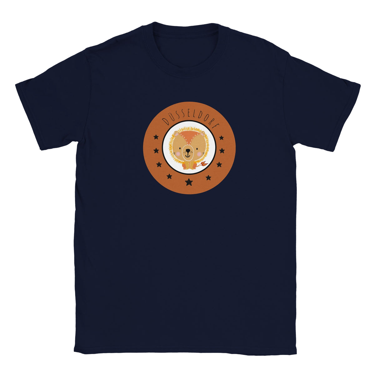 Düsseldorf Kleiner Löwe - Klassisches Kinder-T-Shirt mit Rundhalsausschnitt