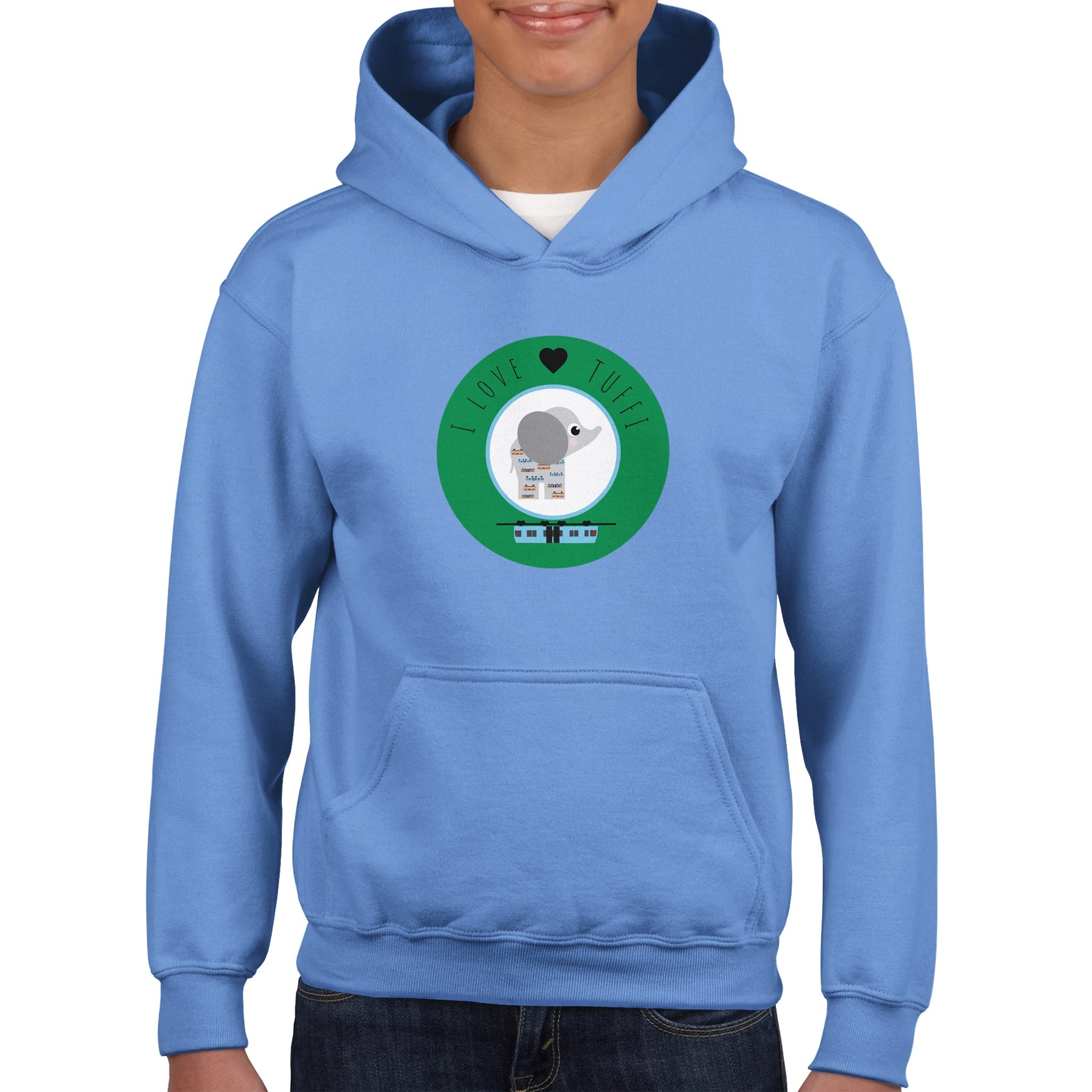 I love Tuffi Klassischer Kinder-Hoodie
