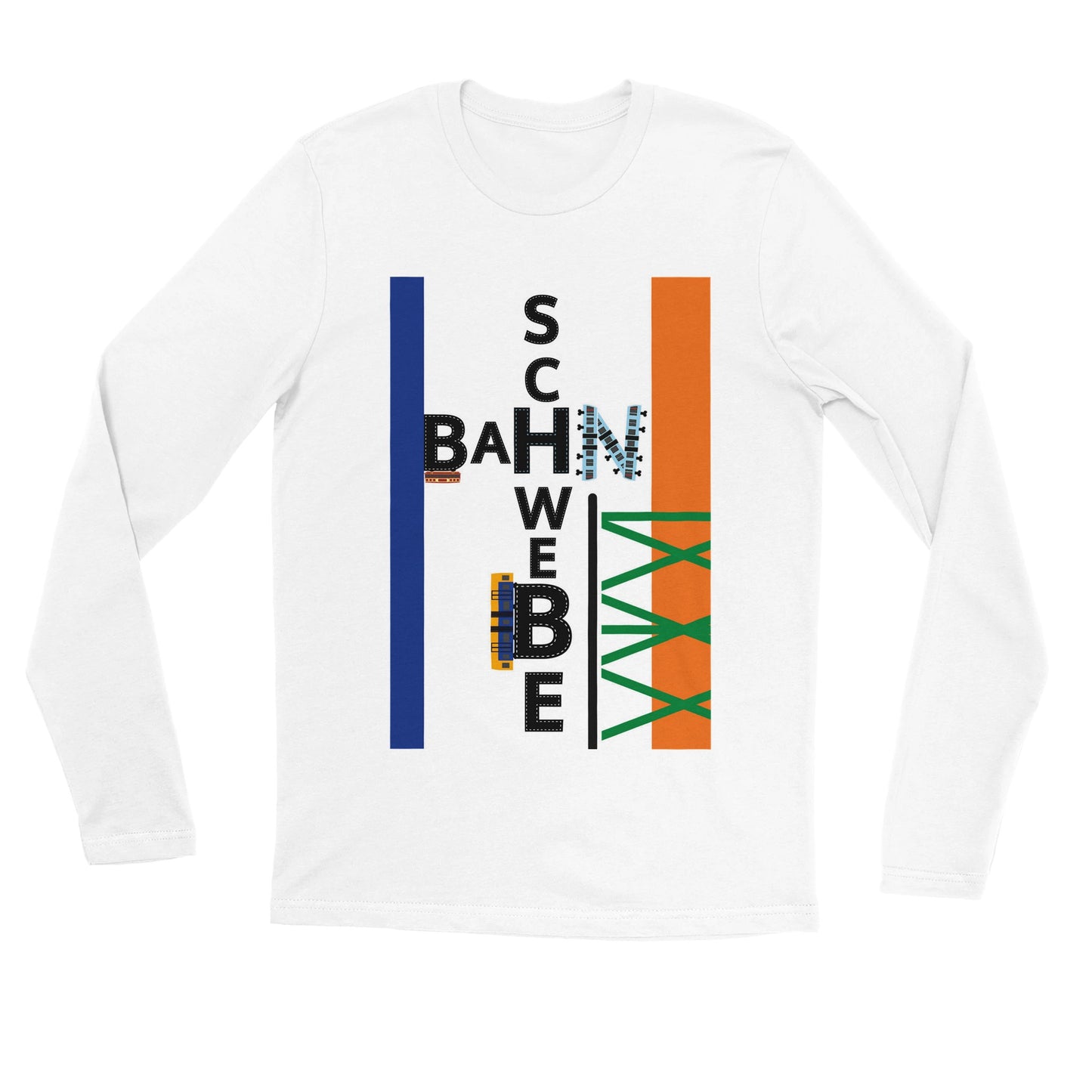 Wuppertal „Schwebe-Bahn“ Premium Unisex Langarm-T-Shirt