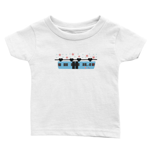 Klassisches Baby-T-Shirt mit Rundhalsausschnitt