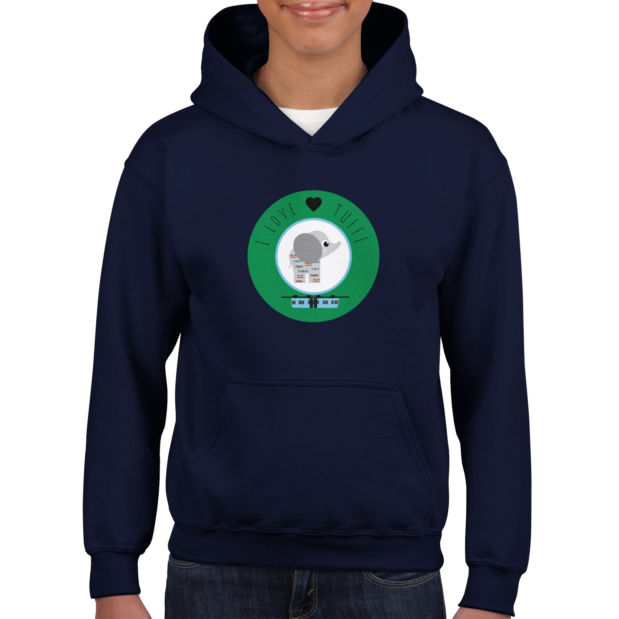 I love Tuffi Klassischer Kinder-Hoodie