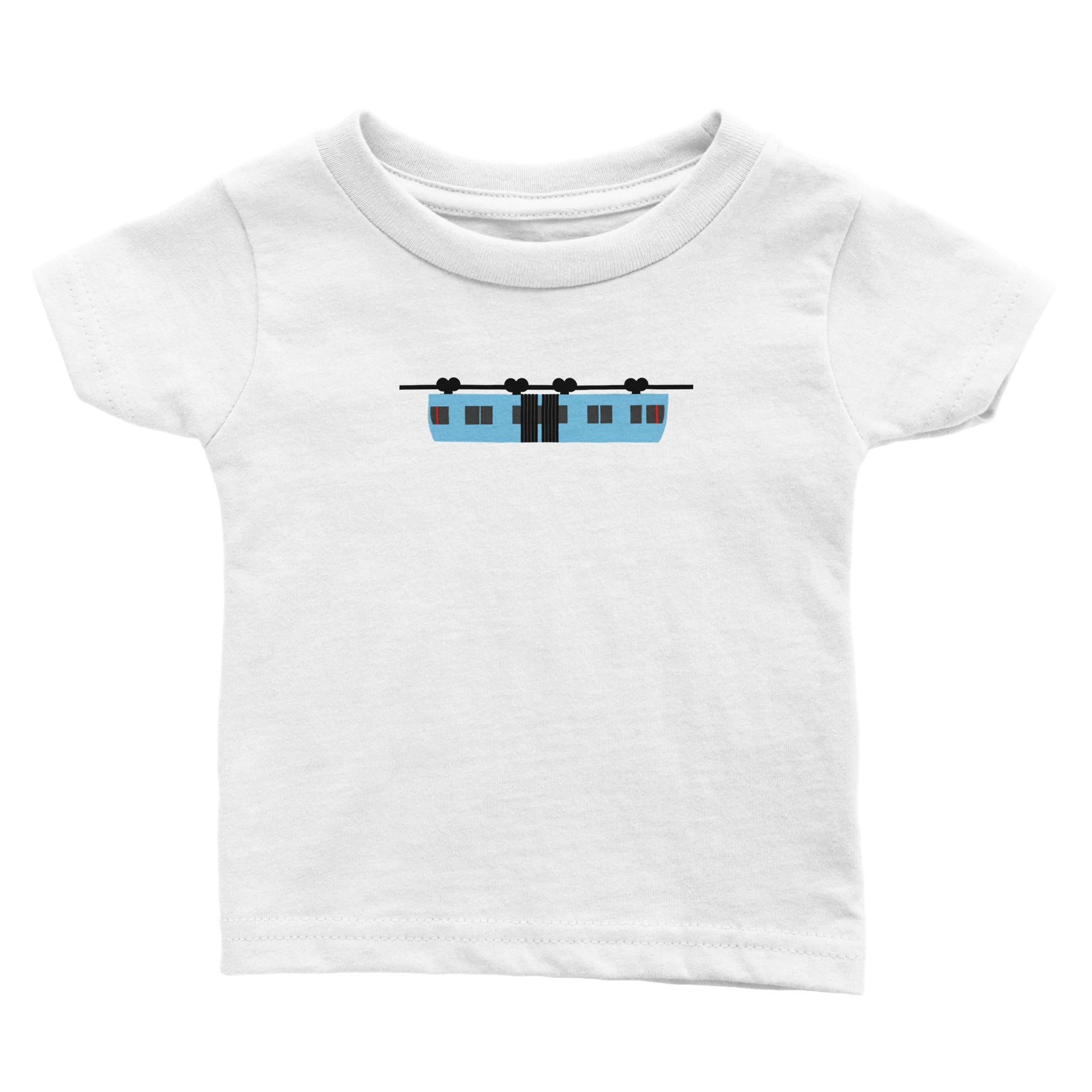 Klassisches Baby-T-Shirt mit Rundhalsausschnitt