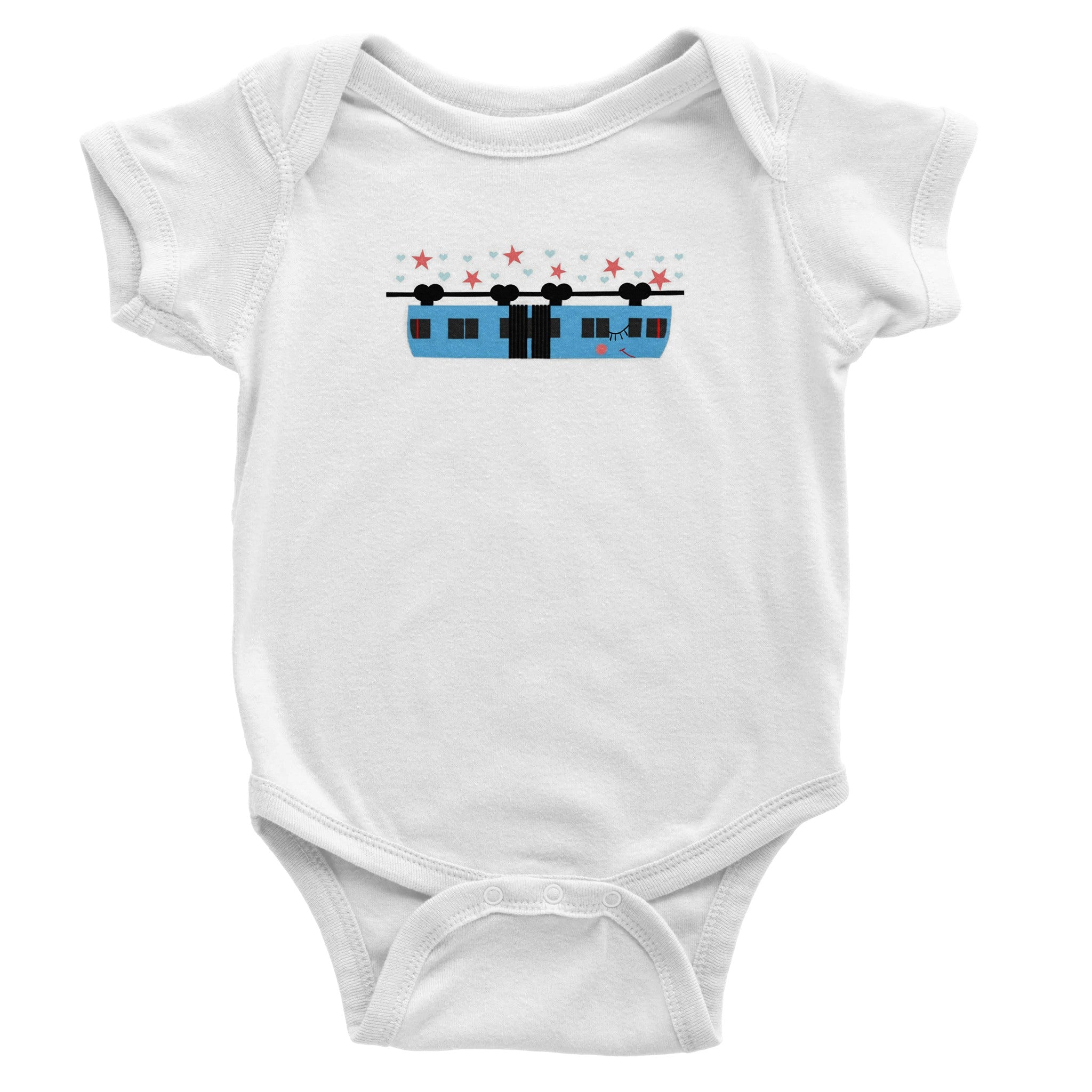 Klassischer kurzärmeliger Baby-Strampler