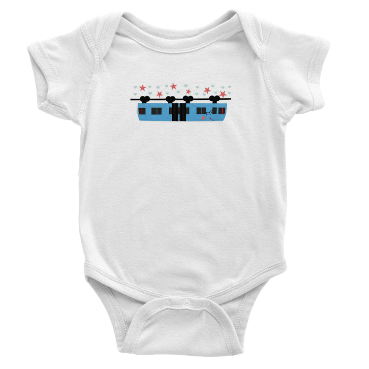 Klassischer kurzärmeliger Baby-Strampler