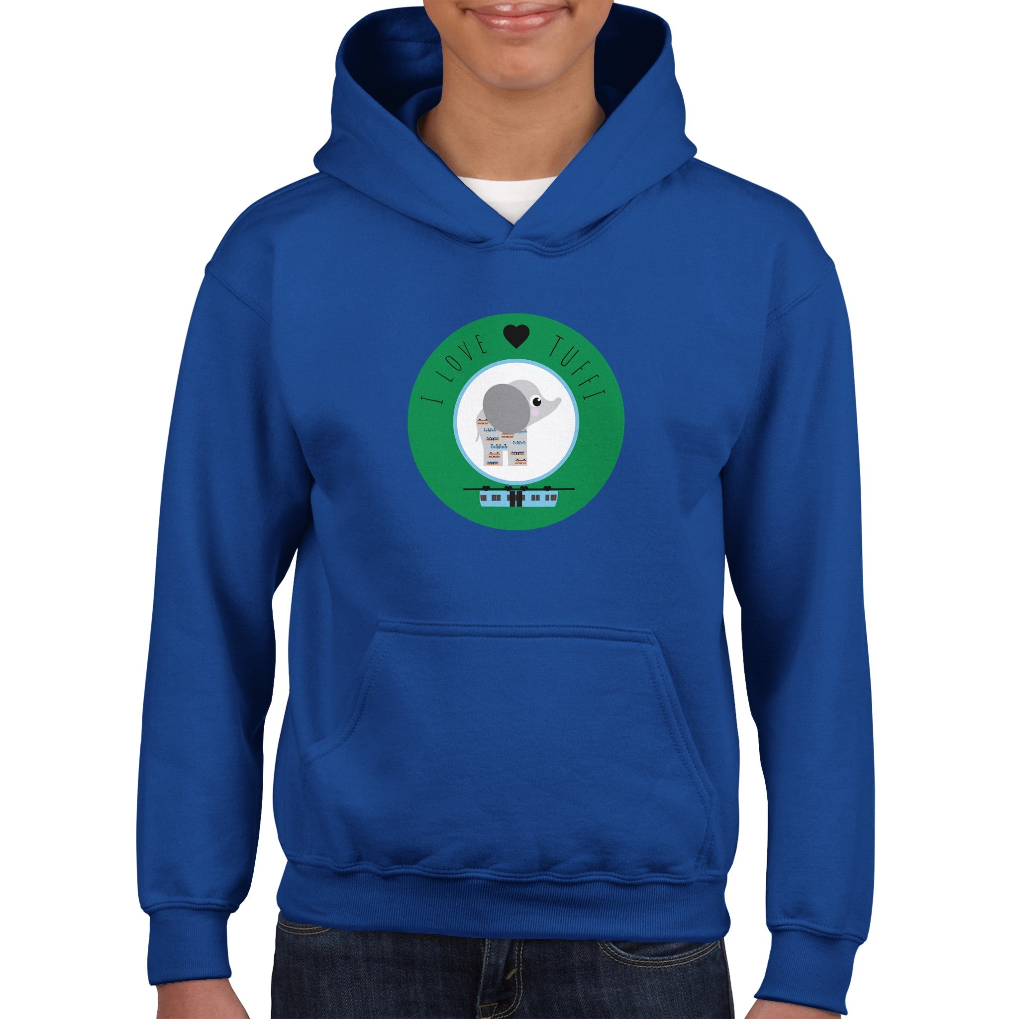 I love Tuffi Klassischer Kinder-Hoodie
