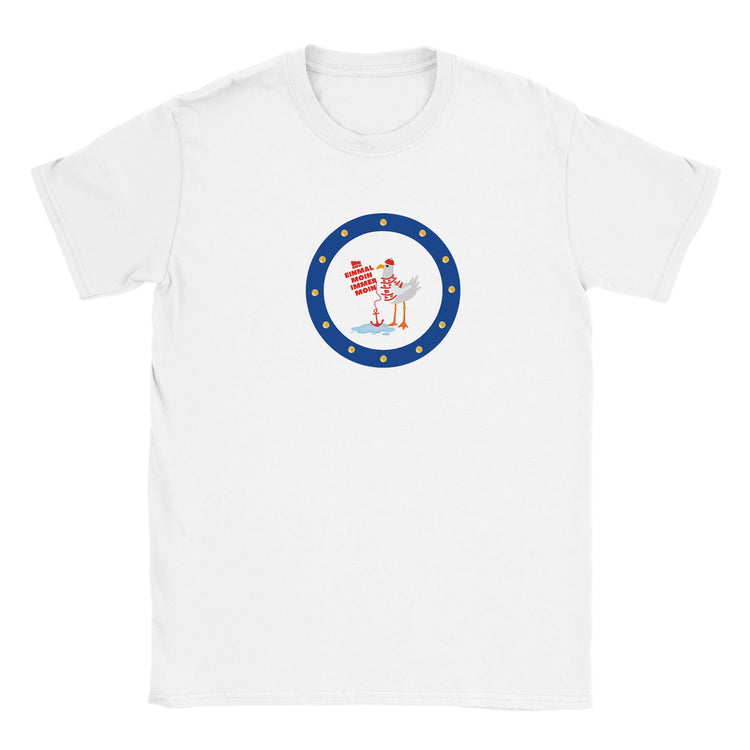 Klassisches Kinder-T-Shirt mit Rundhalsausschnitt