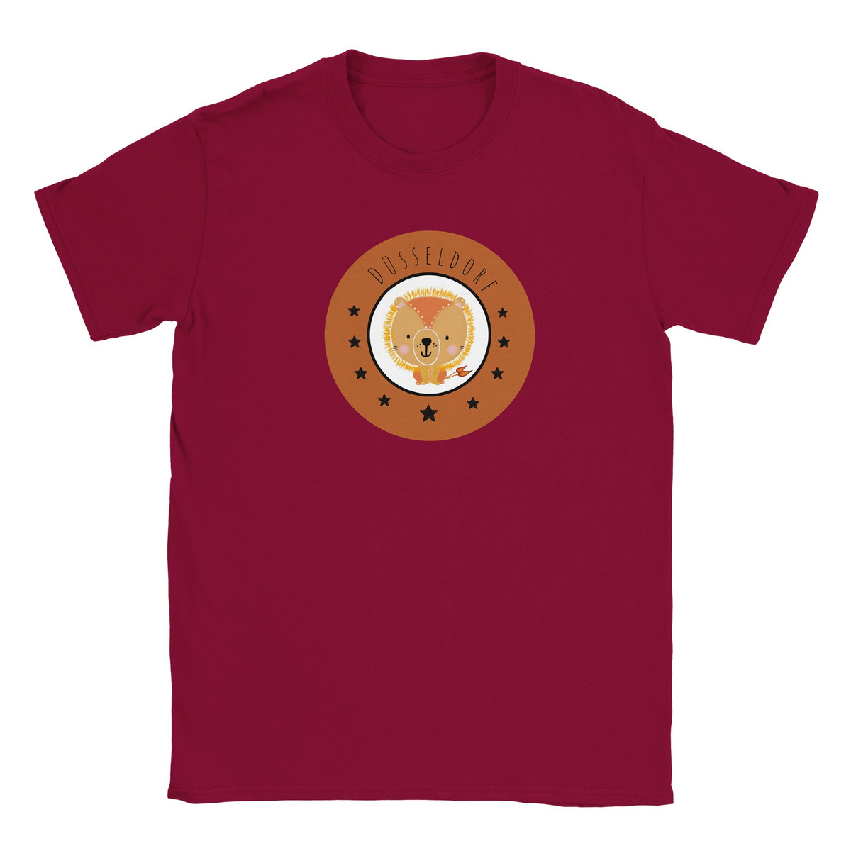 Düsseldorf Kleiner Löwe - Klassisches Kinder-T-Shirt mit Rundhalsausschnitt